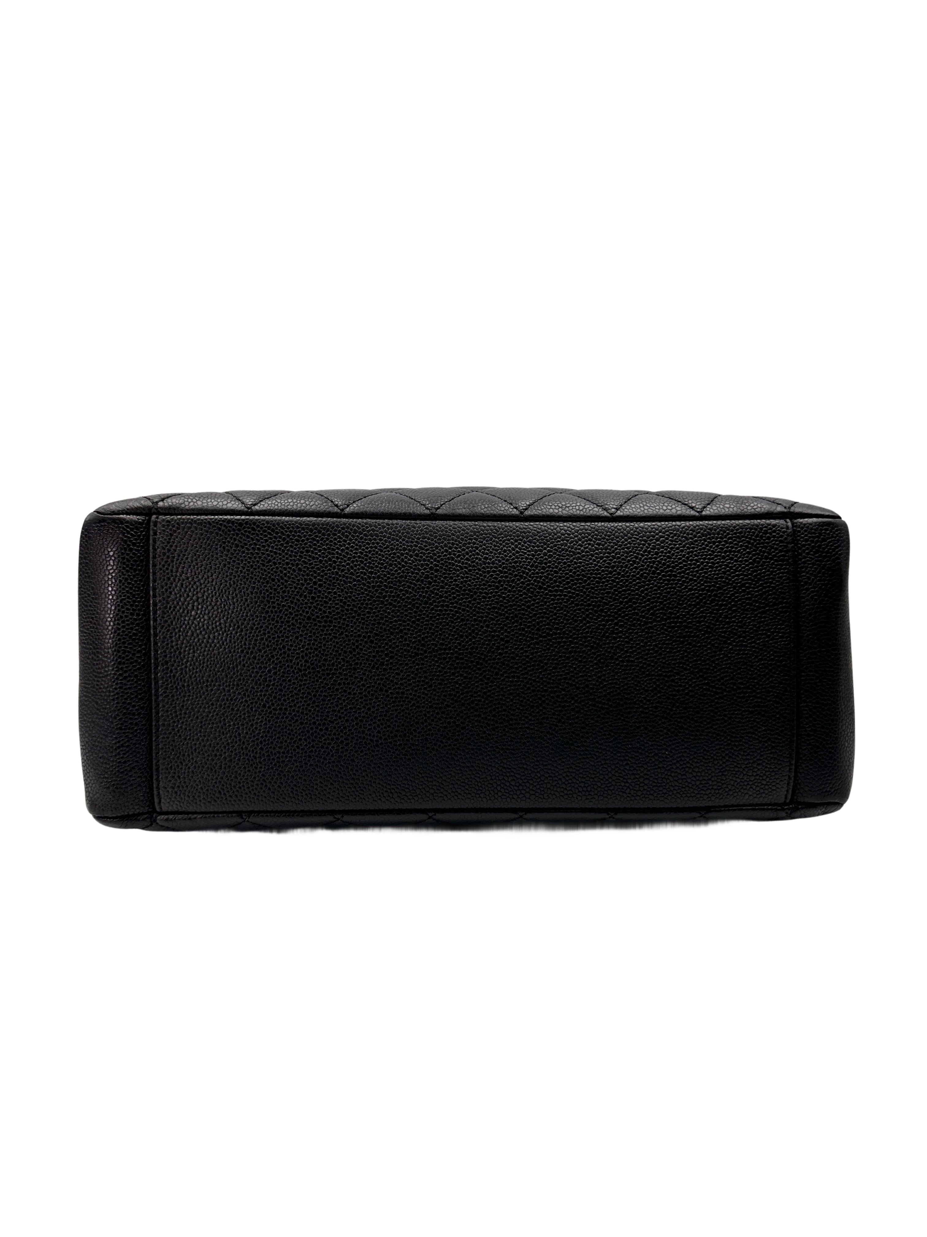Chanel GST Black Quilted Leather Handle Bag(18***17) CC1982