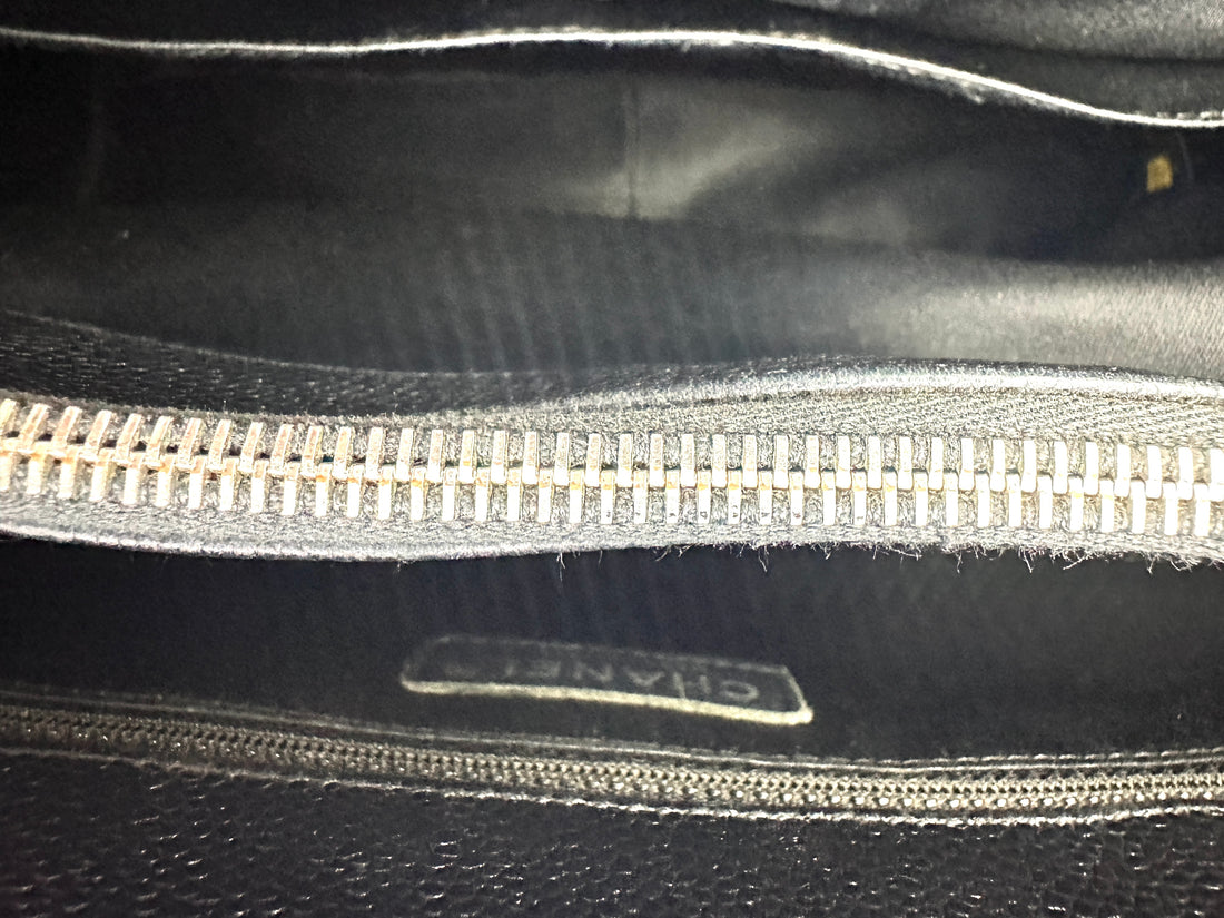 Chanel GST Black Quilted Leather Handle Bag(18***17) CC1982