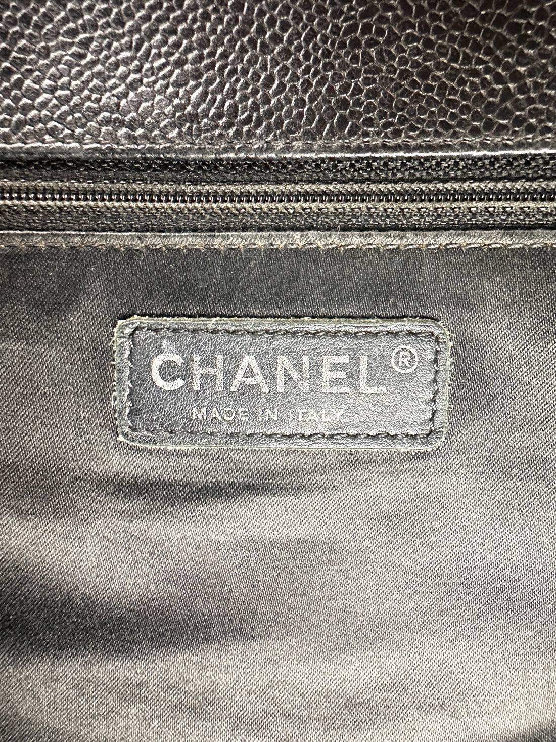 Chanel GST Black Quilted Leather Handle Bag(18***17) CC1982