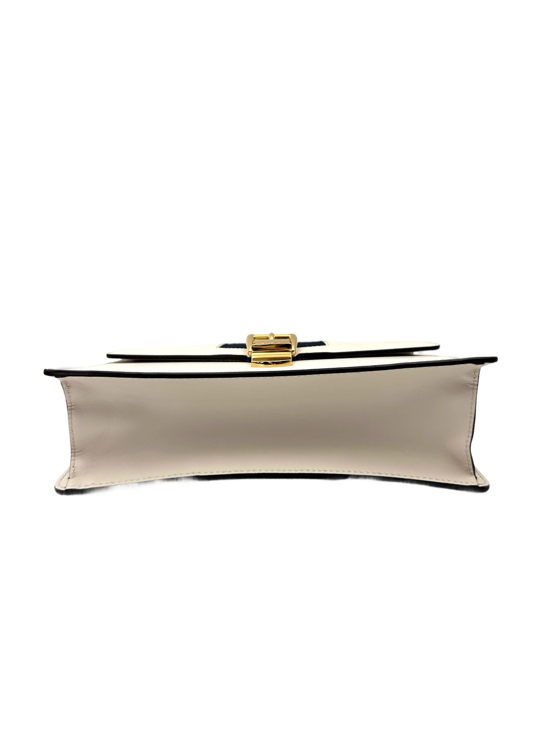 Gucci Sylvie White Leather Shoulder Bag GG1035