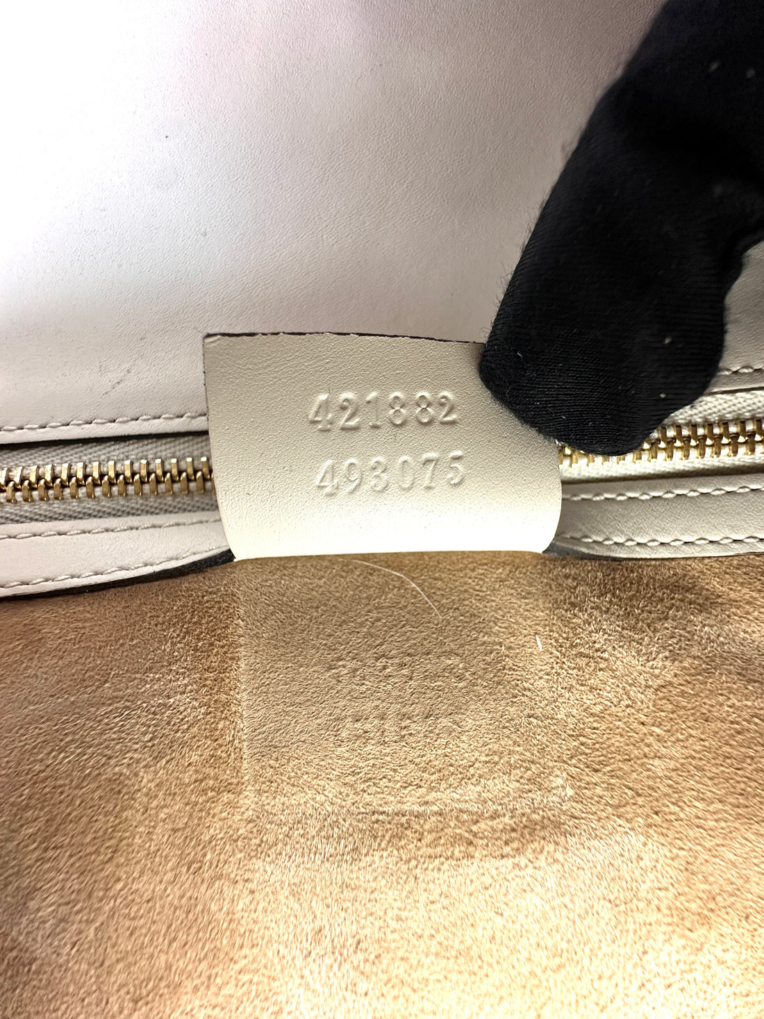 Gucci Sylvie White Leather Shoulder Bag GG1035