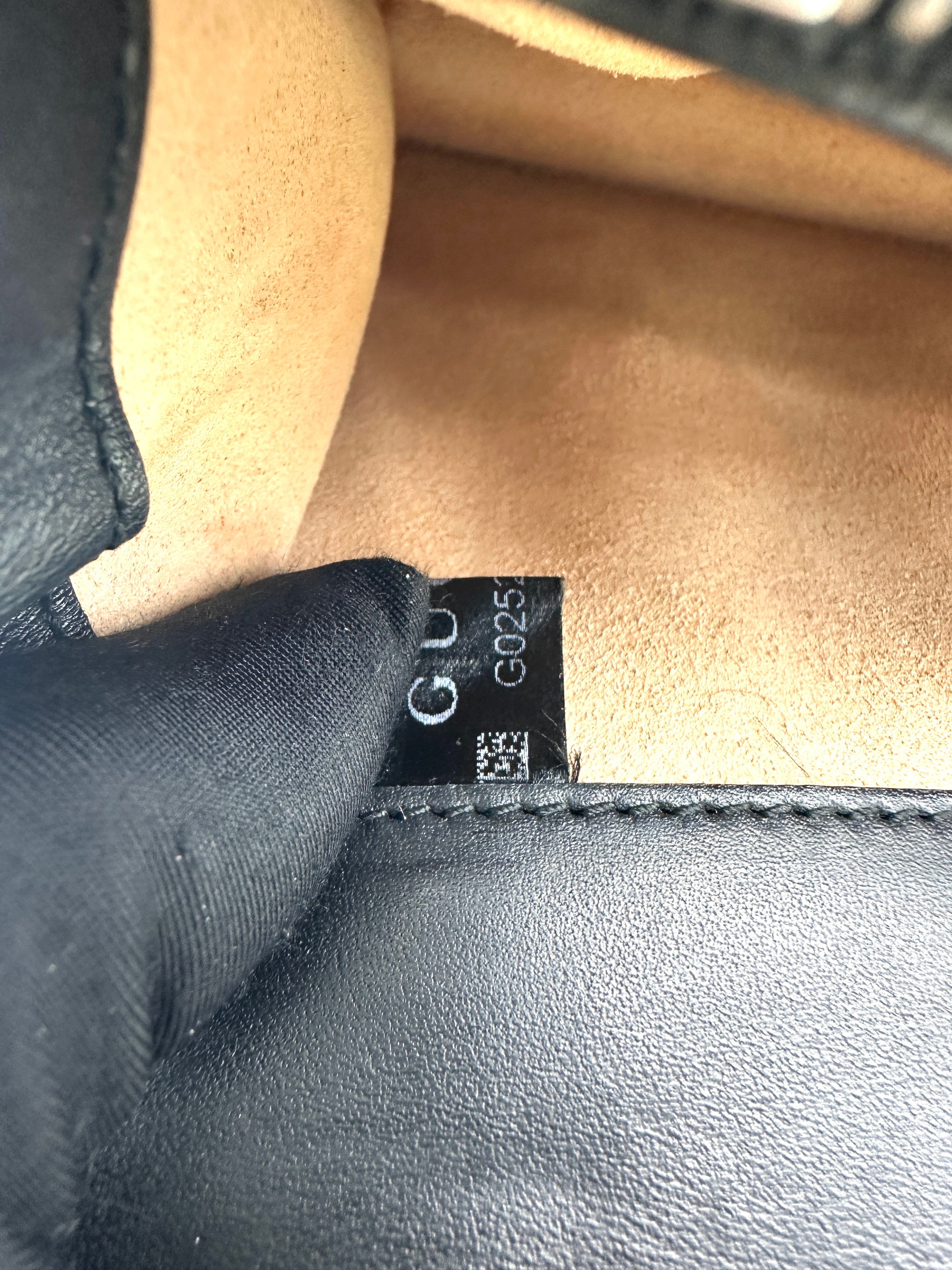 Gucci Dionysus Black Velvet Wallet On Chain GG1034
