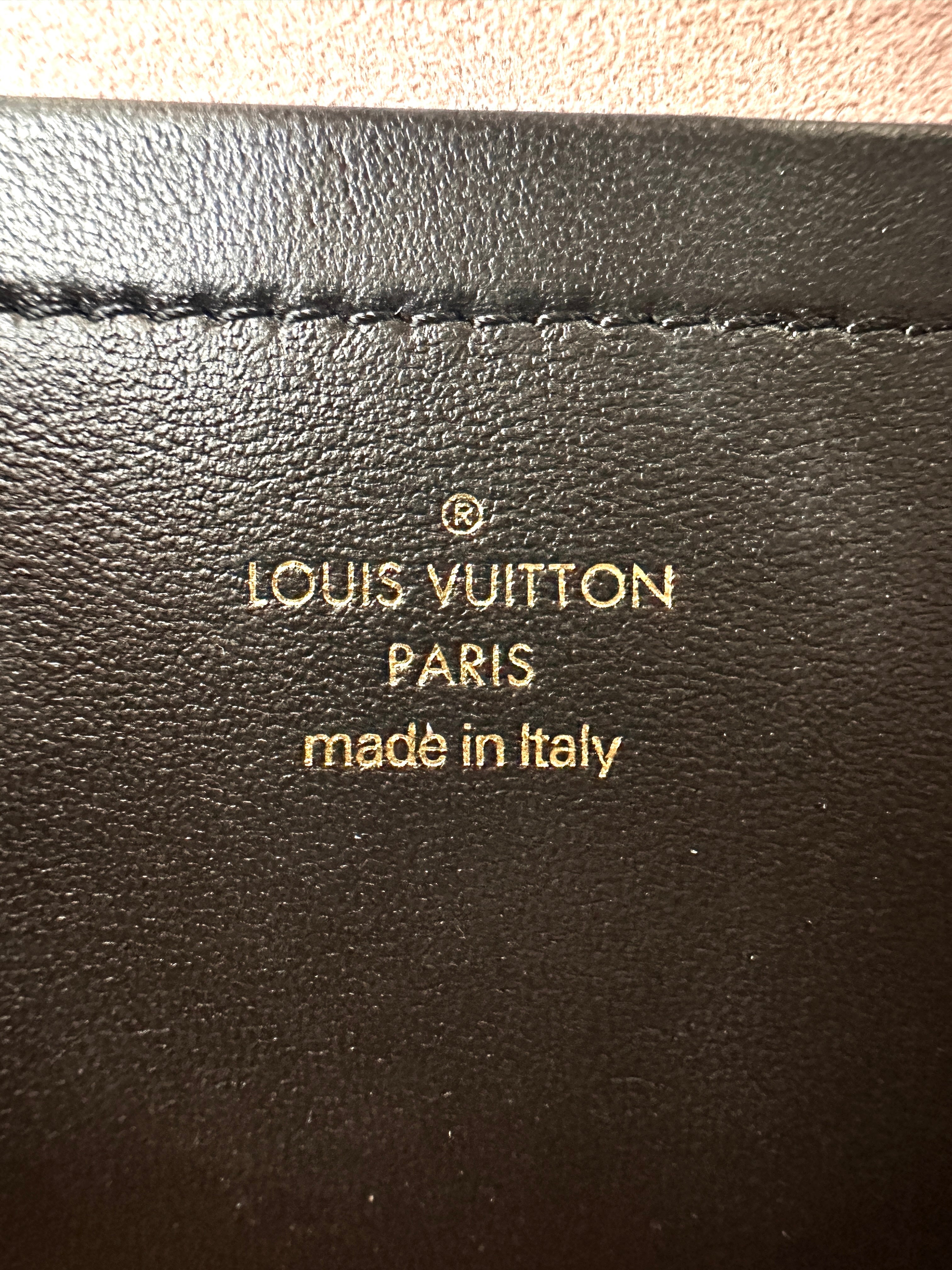 Louis Vuitton Pochette Coussin Black Monogram Embossed Leather Shoulder Bag LV2770