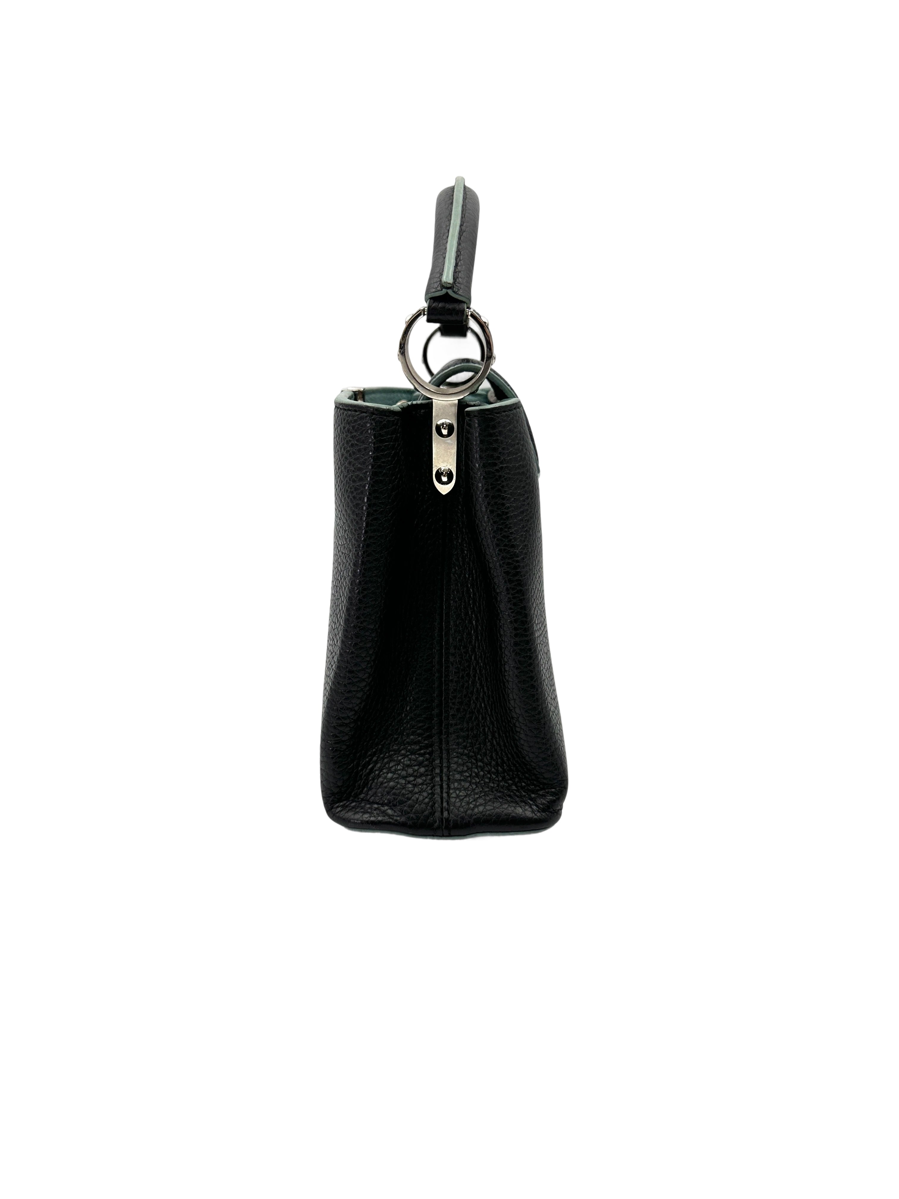Louis Vuitton Capucines BB Black Leather Handle Bag LV2769