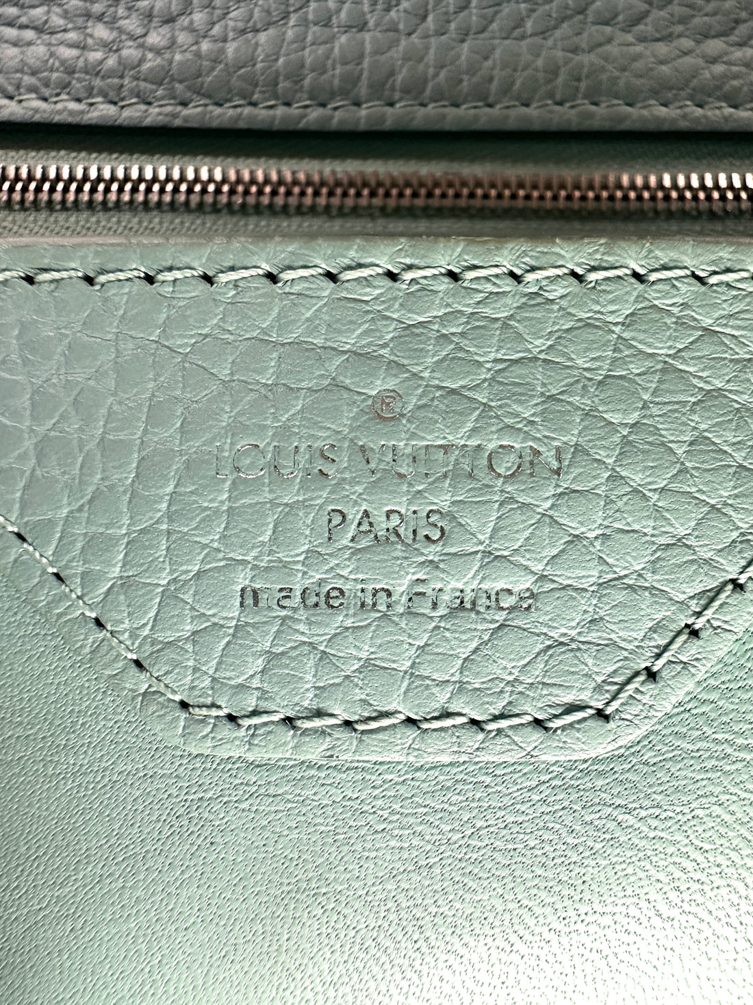 Louis Vuitton Capucines BB Black Leather Handle Bag LV2769