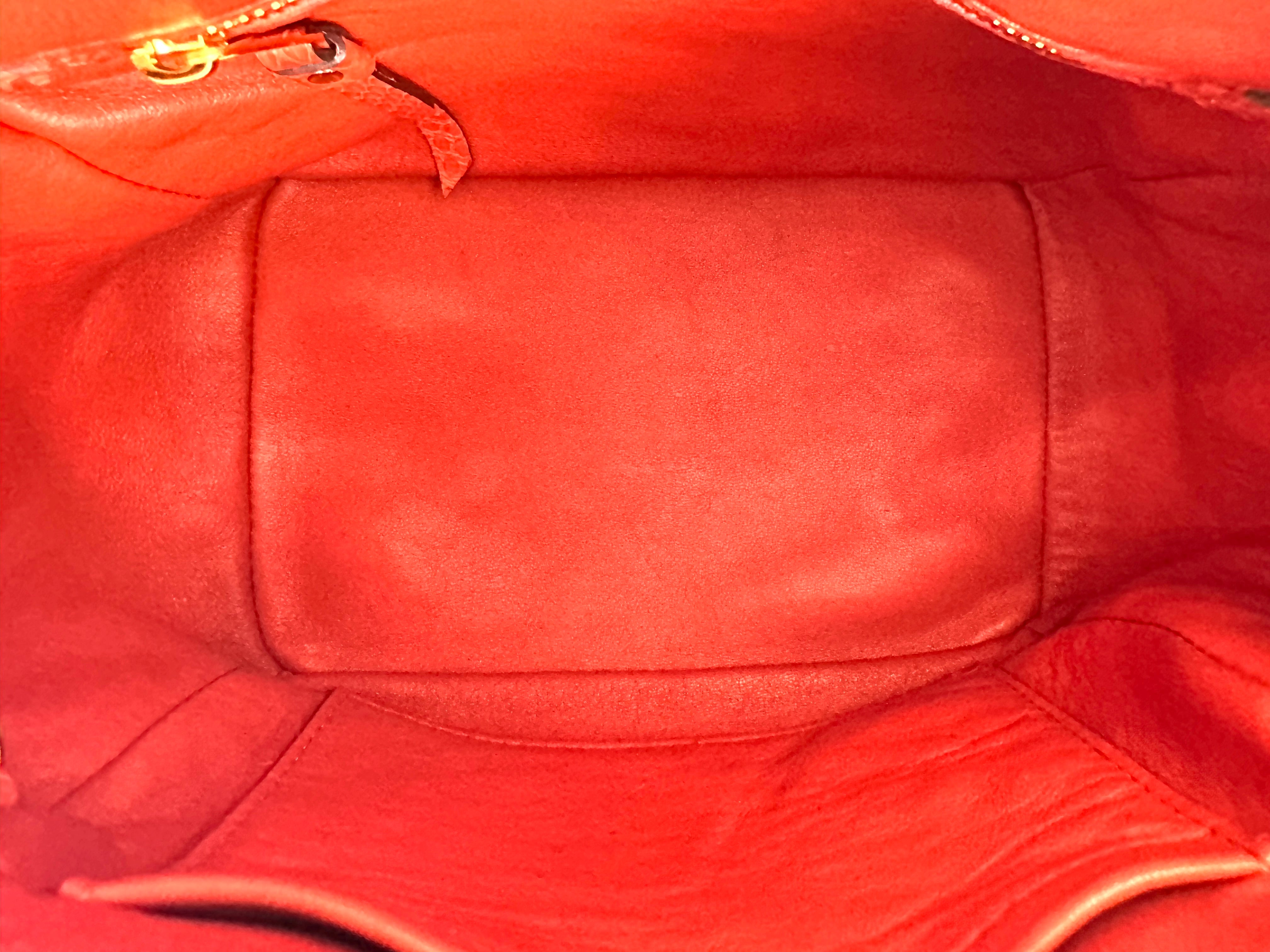 Louis Vuitton Speedy20 Red Monogram Empreinte Python Leather Handle Bag LV2771