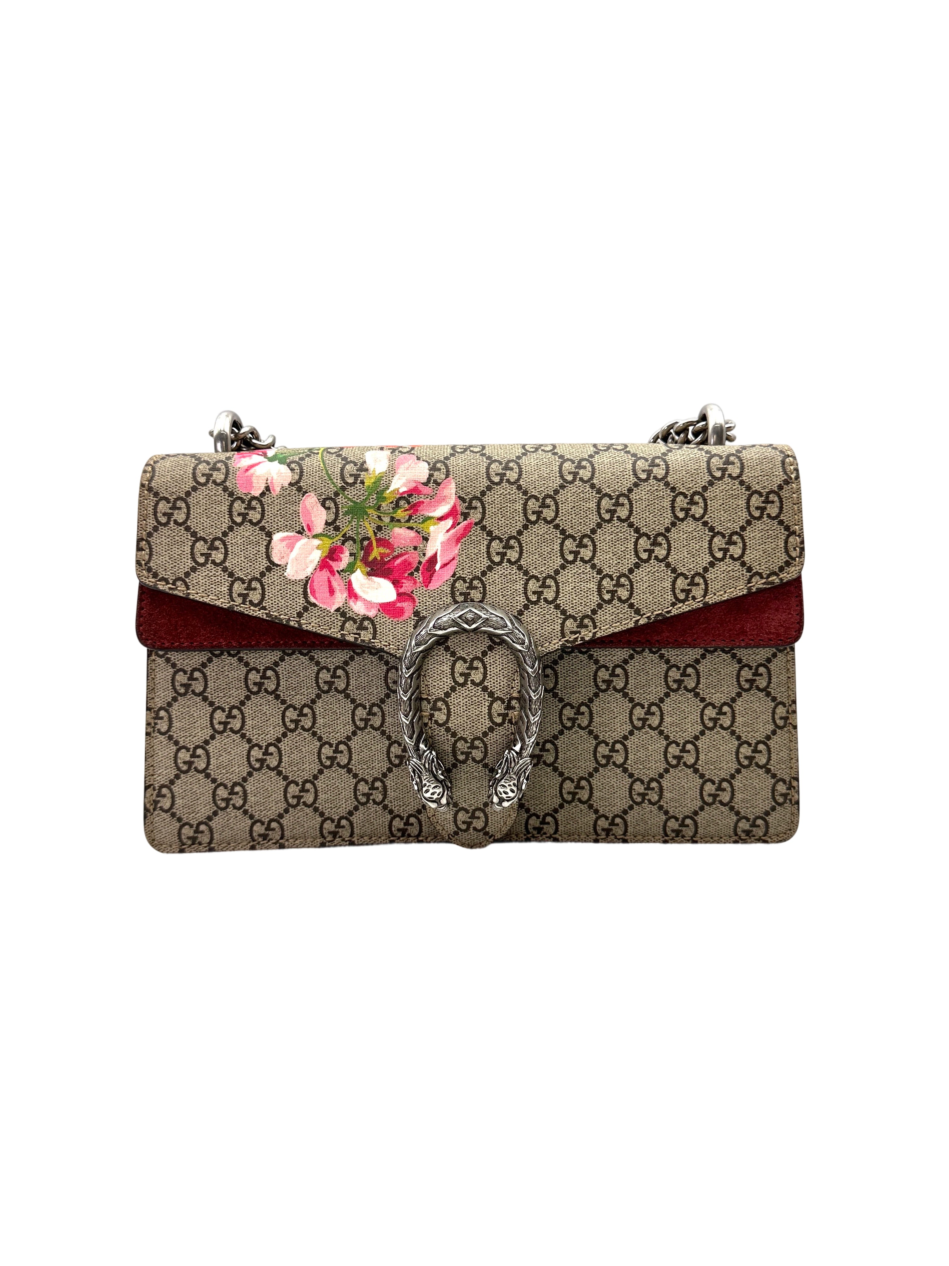 Gucci Dionysus GG Blooms Canvas Medium Size Shoulder Bag GG1049