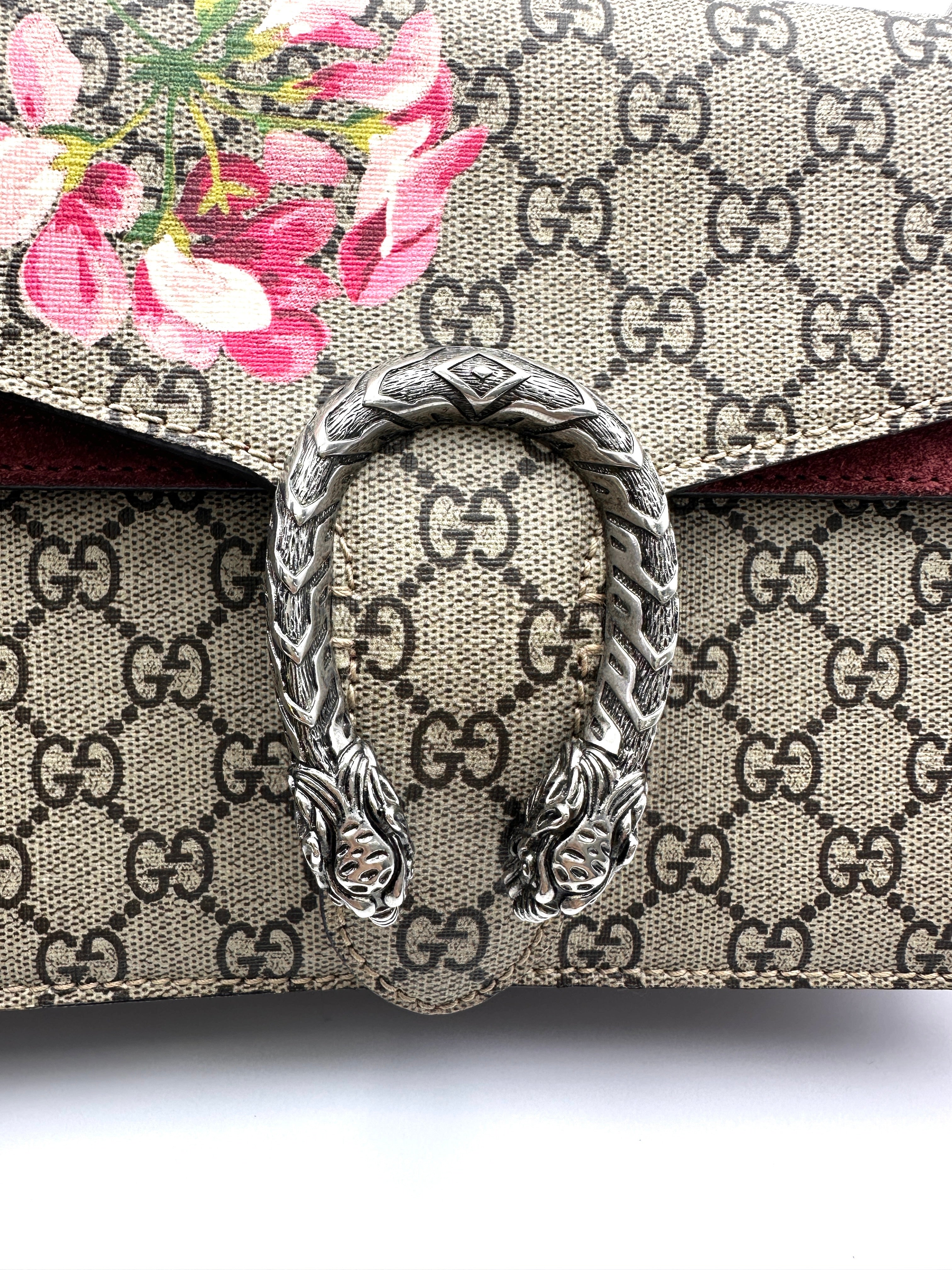 Gucci Dionysus GG Blooms Canvas Medium Size Shoulder Bag GG1049