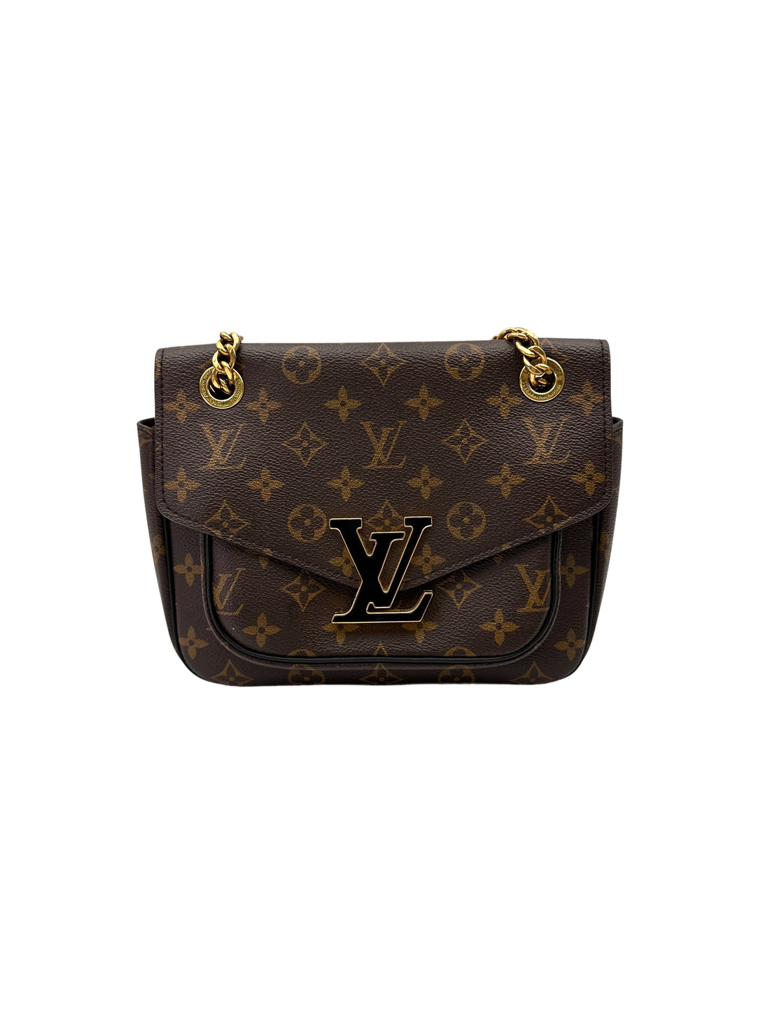 Louis Vuitton Passy Monogram Canvas Chain Shoulder Bag LV2763