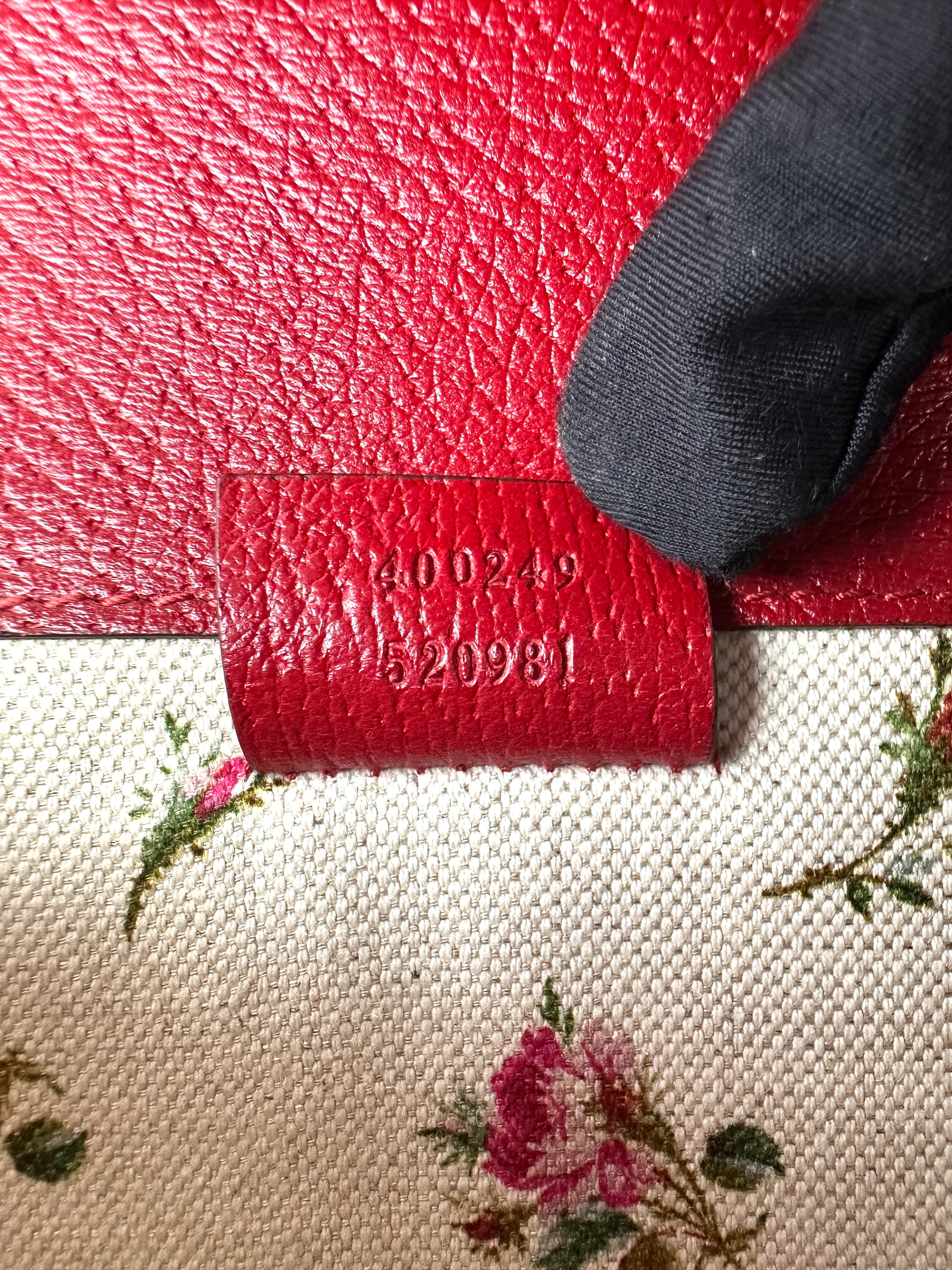 Gucci Dionysus Embroidered Floral Leather Shoulder Bag GG1050
