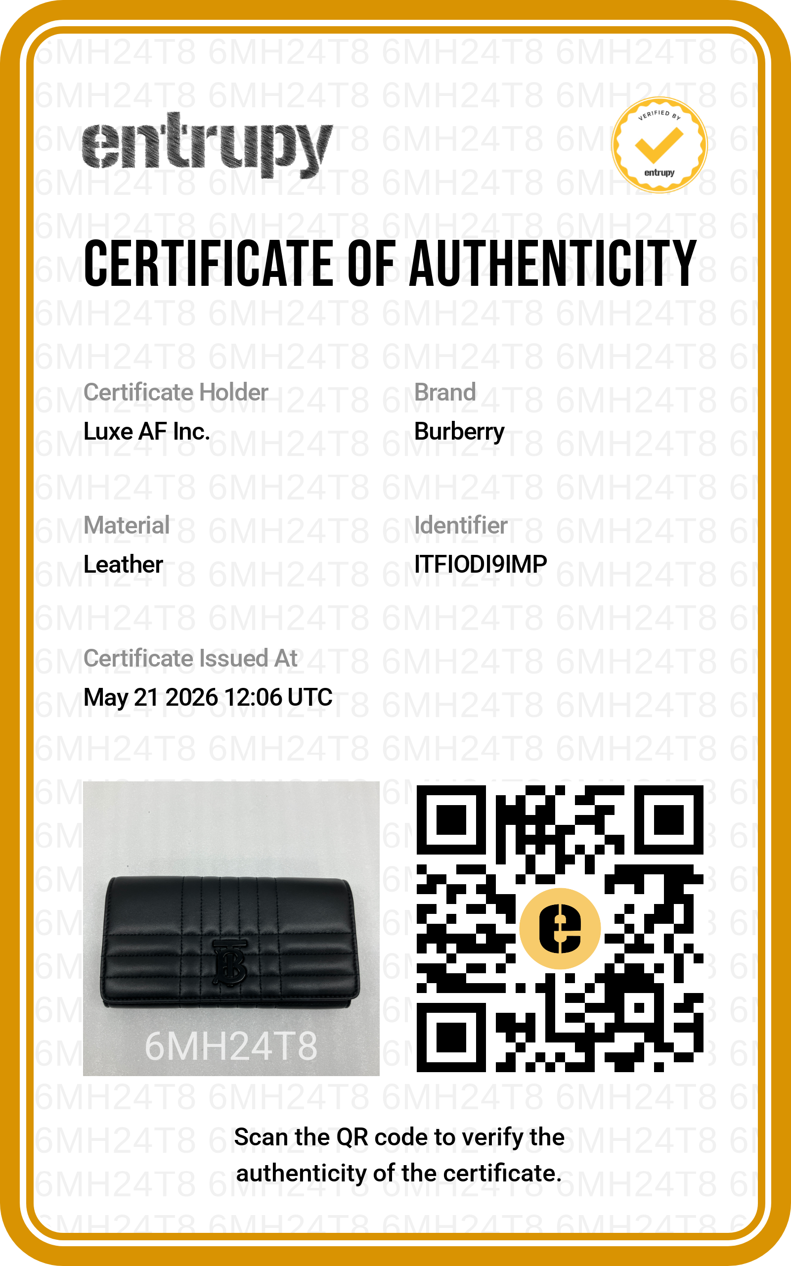 Burberry Lola Black Leather Shoulder Bag BR56