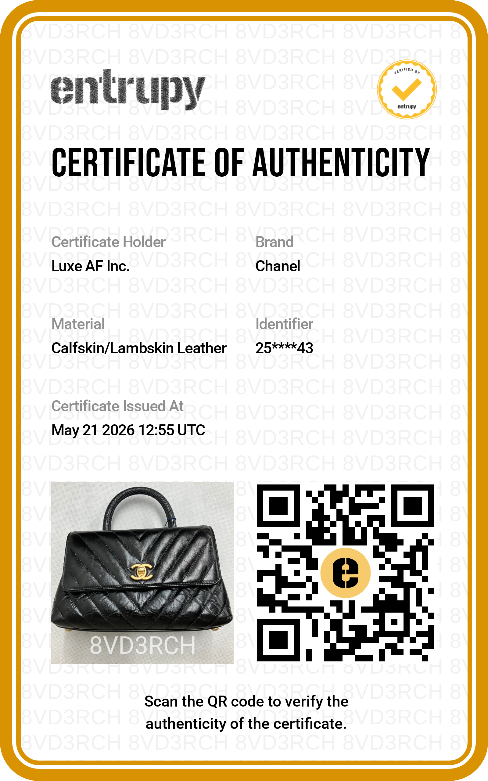 Chanel CoCo Handle Black Chevron Quilted Calfskin Small Size Shoulder Bag(25***43) IRIS227