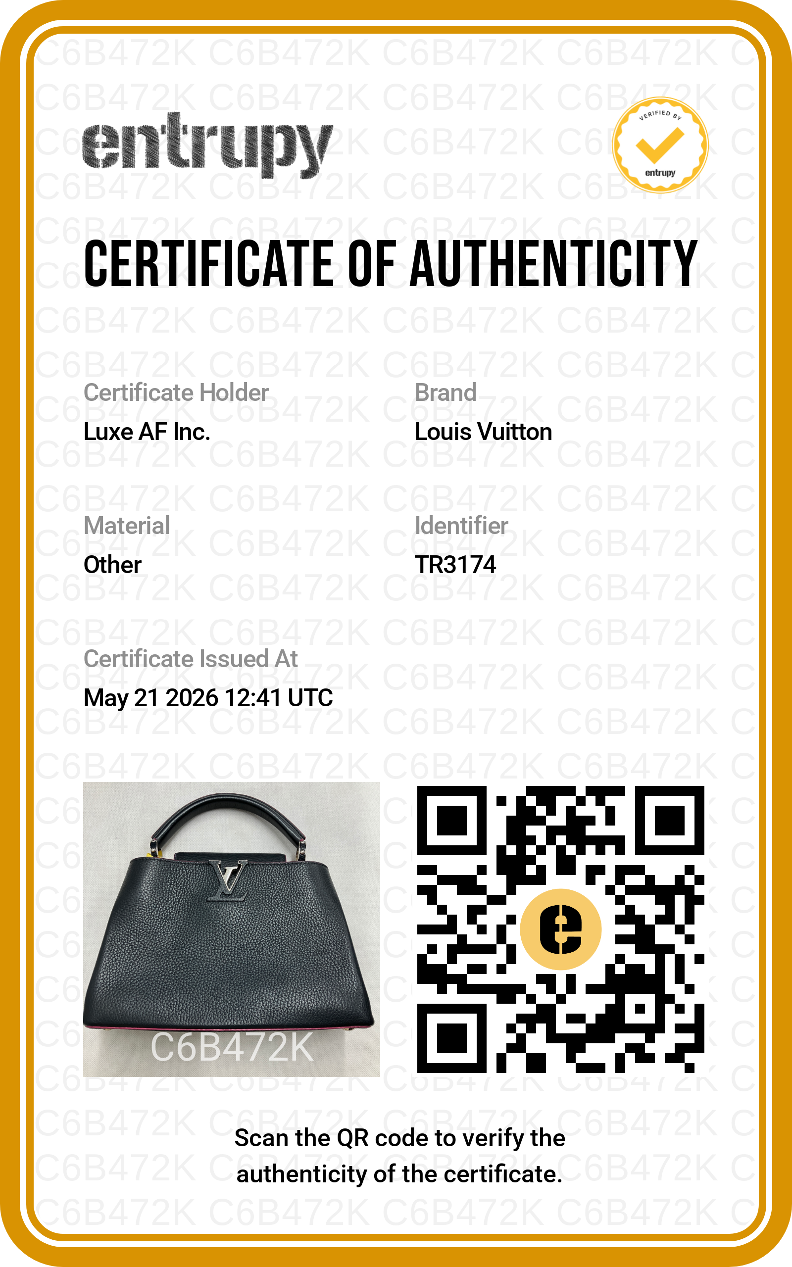 Louis Vuitton Capucines Black Leather Handle Bag LV2779