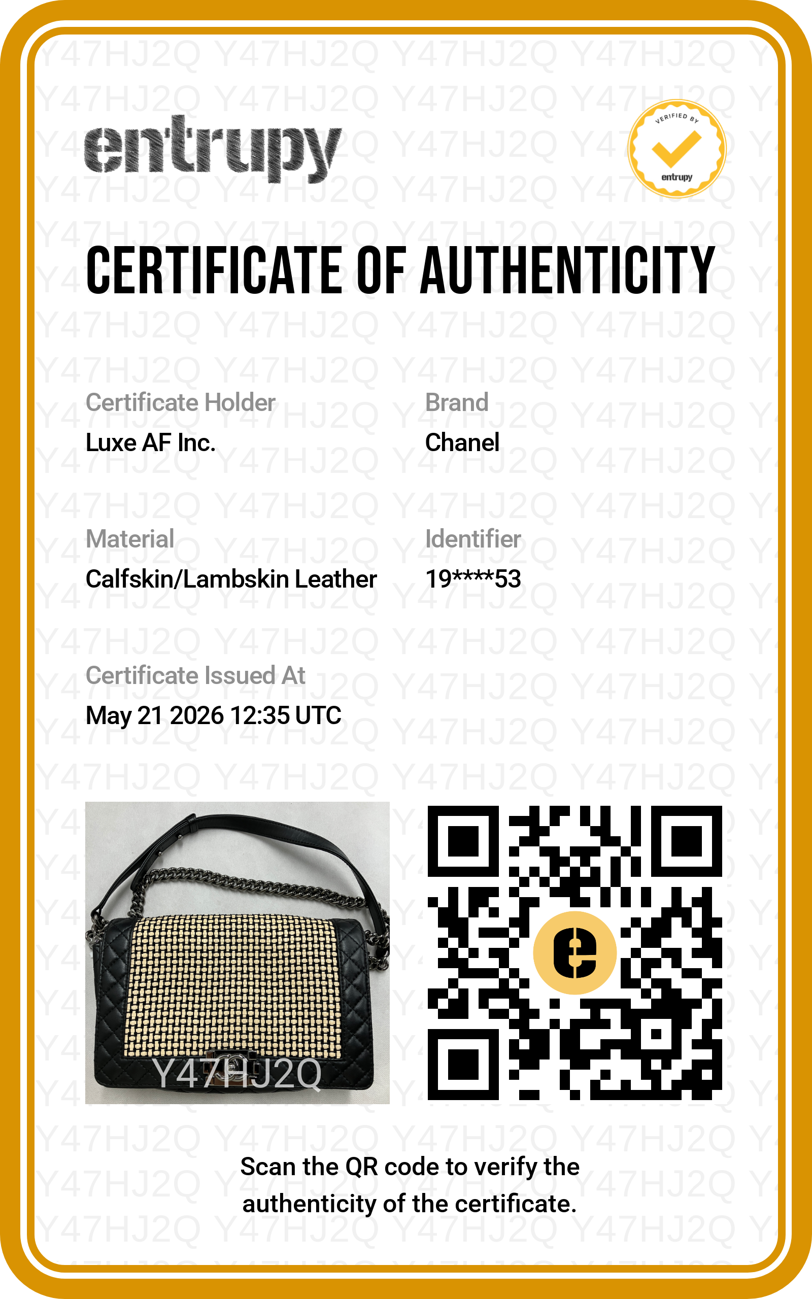 Chanel LeBoy Black Woven Leather Flap Bag With Silver Buckle(19***53)CC2018