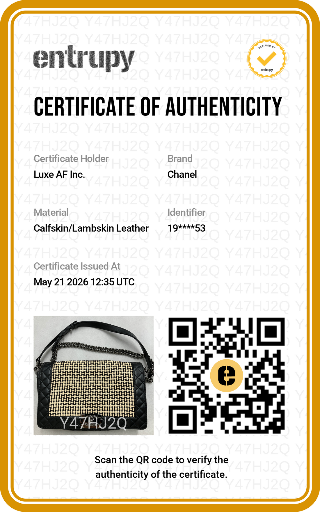 Chanel LeBoy Black Woven Leather Flap Bag With Silver Buckle(19***53)CC2018