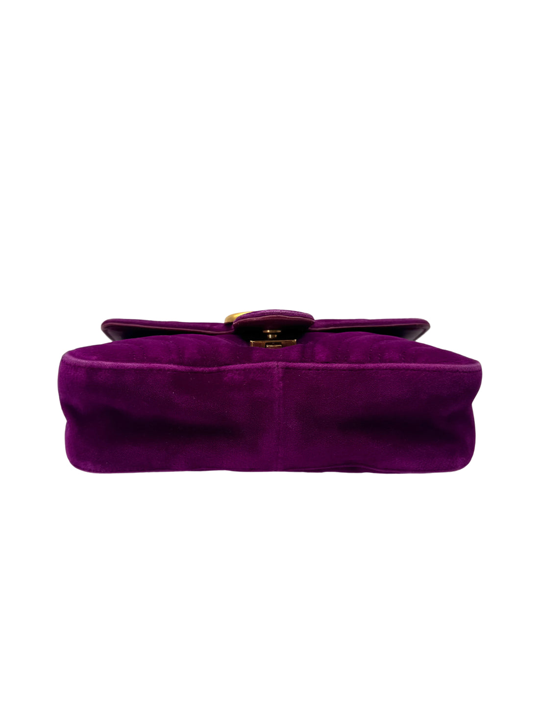 Gucci GG Marmont Purple Velvet Shoulder Bag GG1042