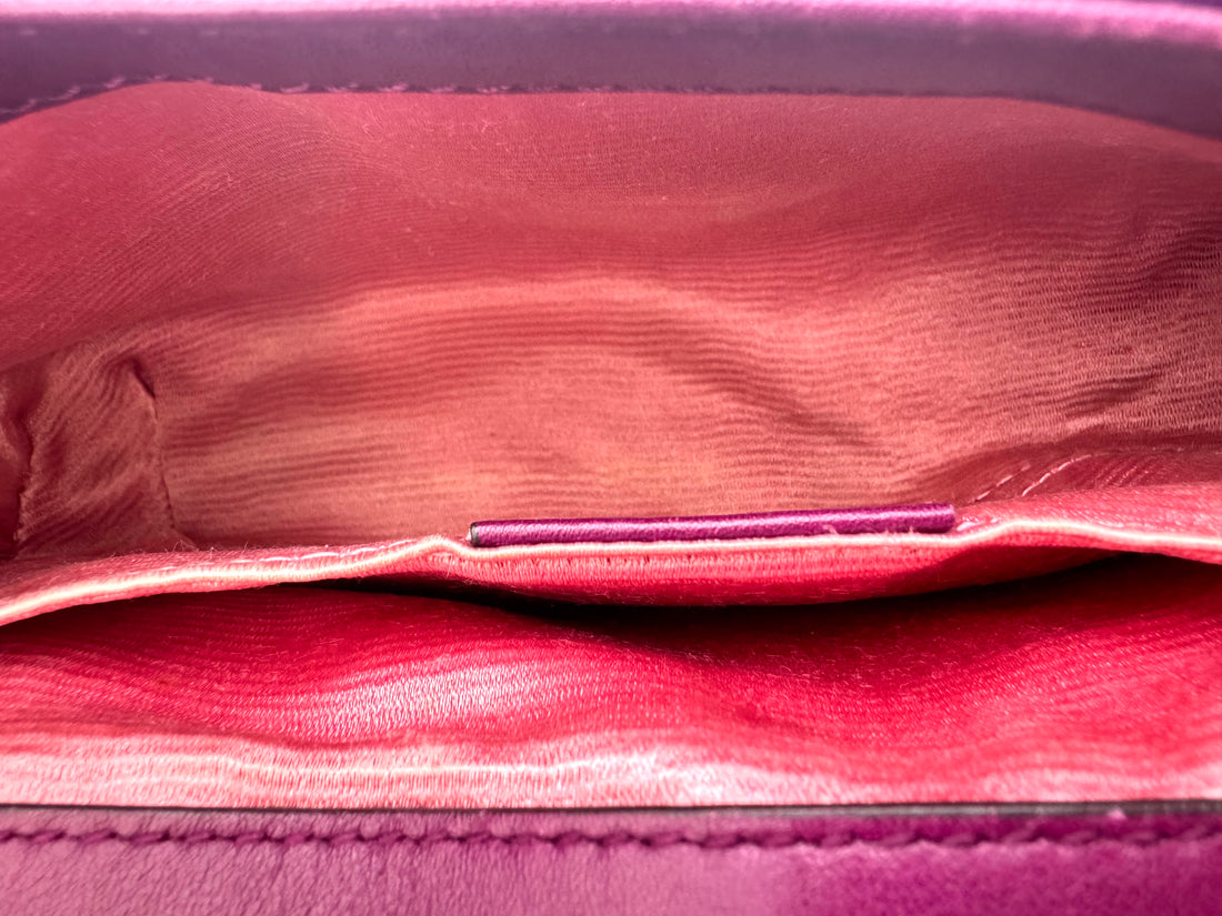 Gucci GG Marmont Purple Velvet Shoulder Bag GG1042