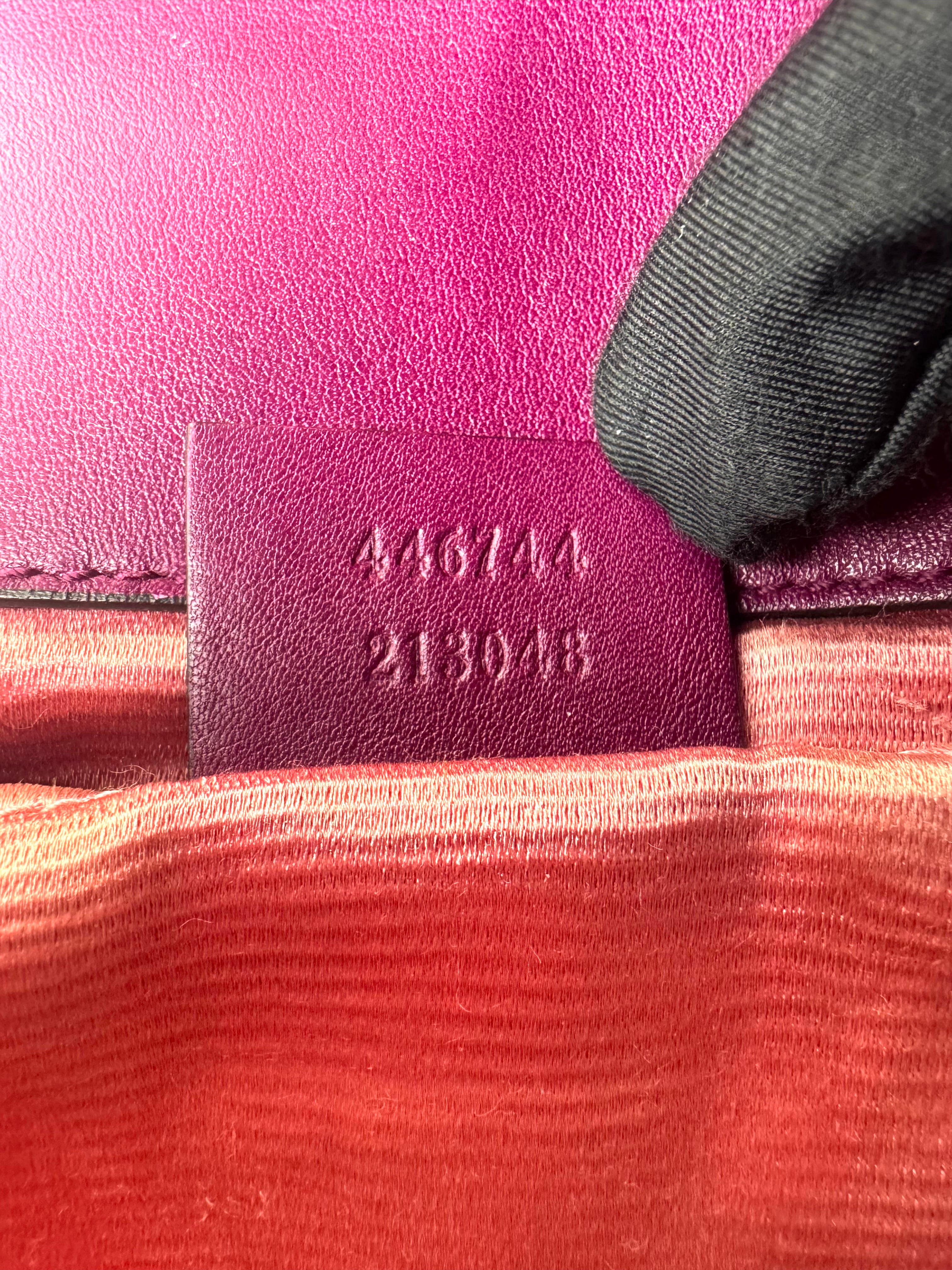 Gucci GG Marmont Purple Velvet Shoulder Bag GG1042