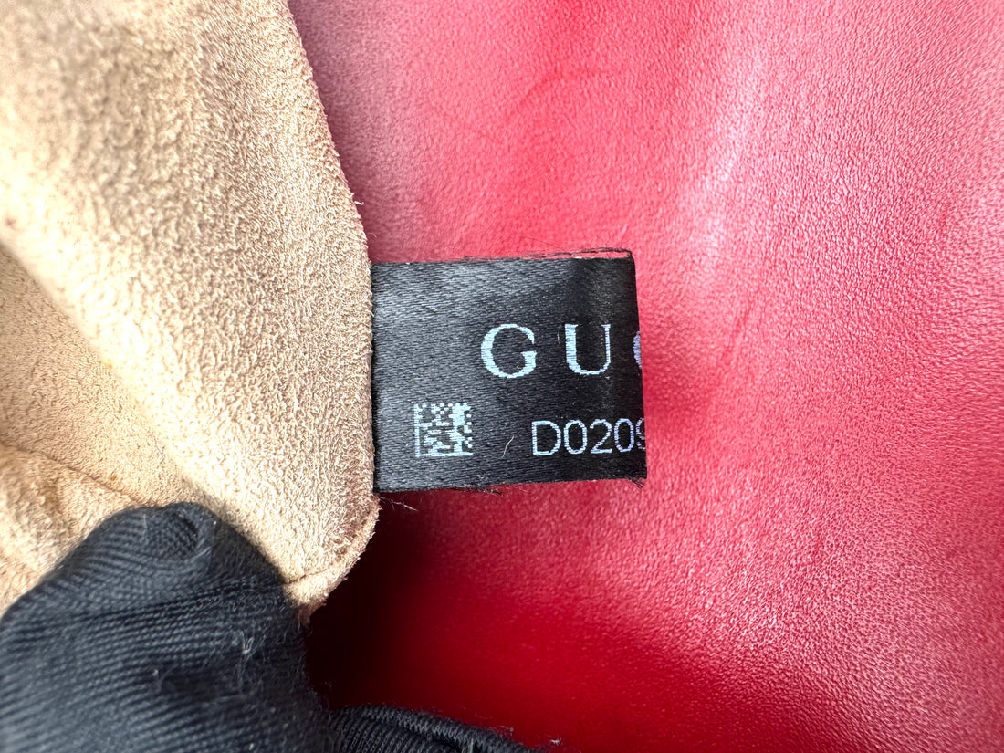 Gucci Padlock Red Guccissima Leather Shoulder Bag GG1046