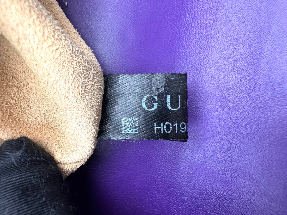 Gucci Padlock Purple Guccissima Leather Shoulder Bag GG1043