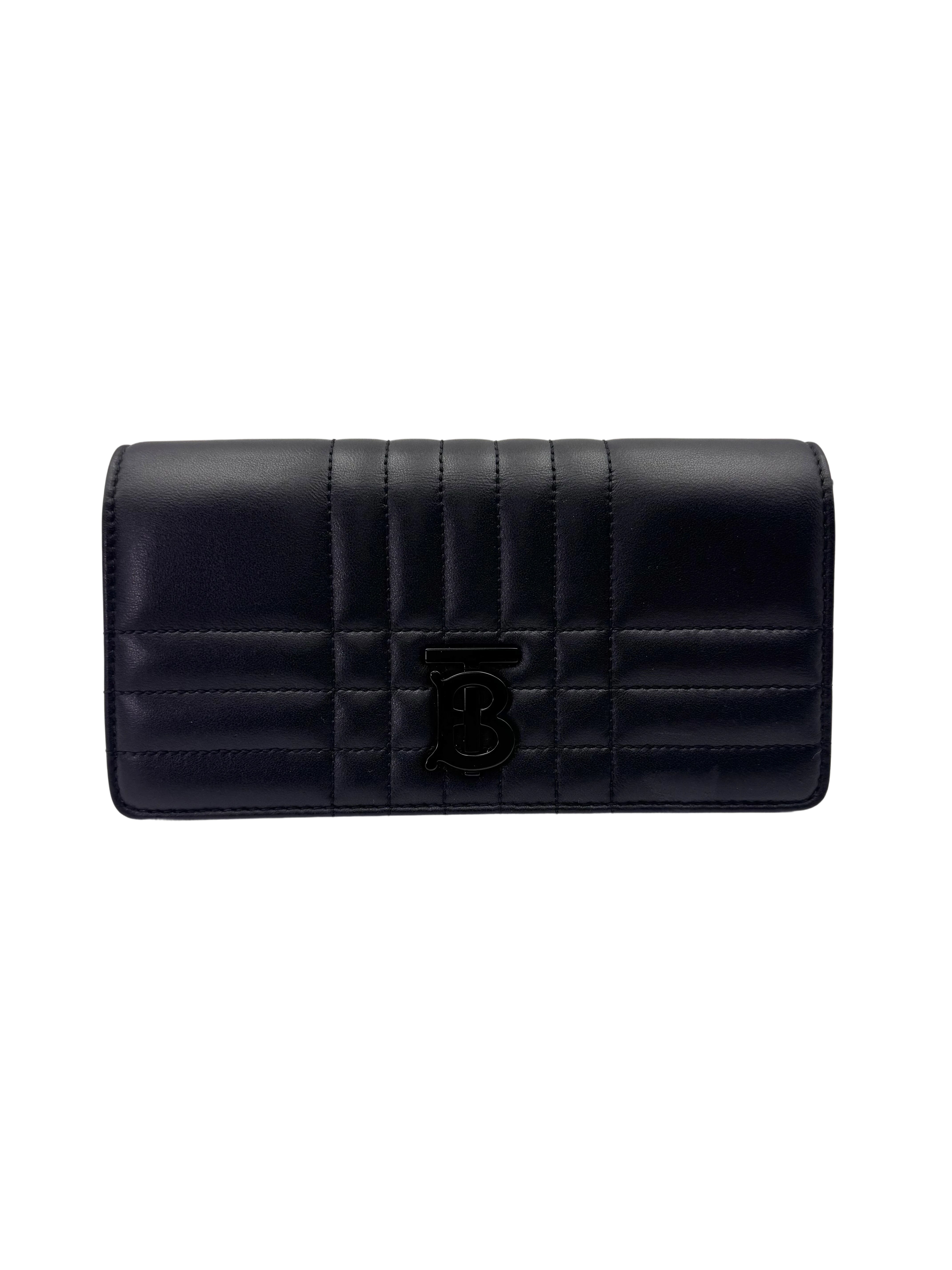 Burberry Lola Black Leather Shoulder Bag BR56