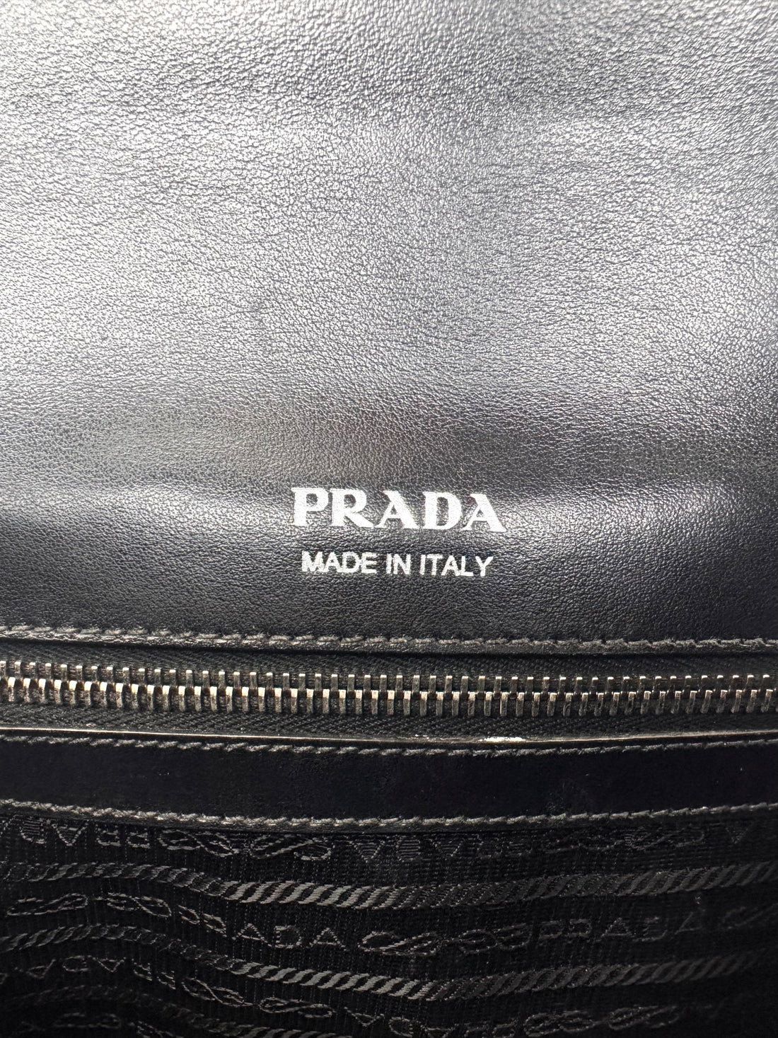 Prada Cahier Black Leather Studded Shoulder Bag PR356