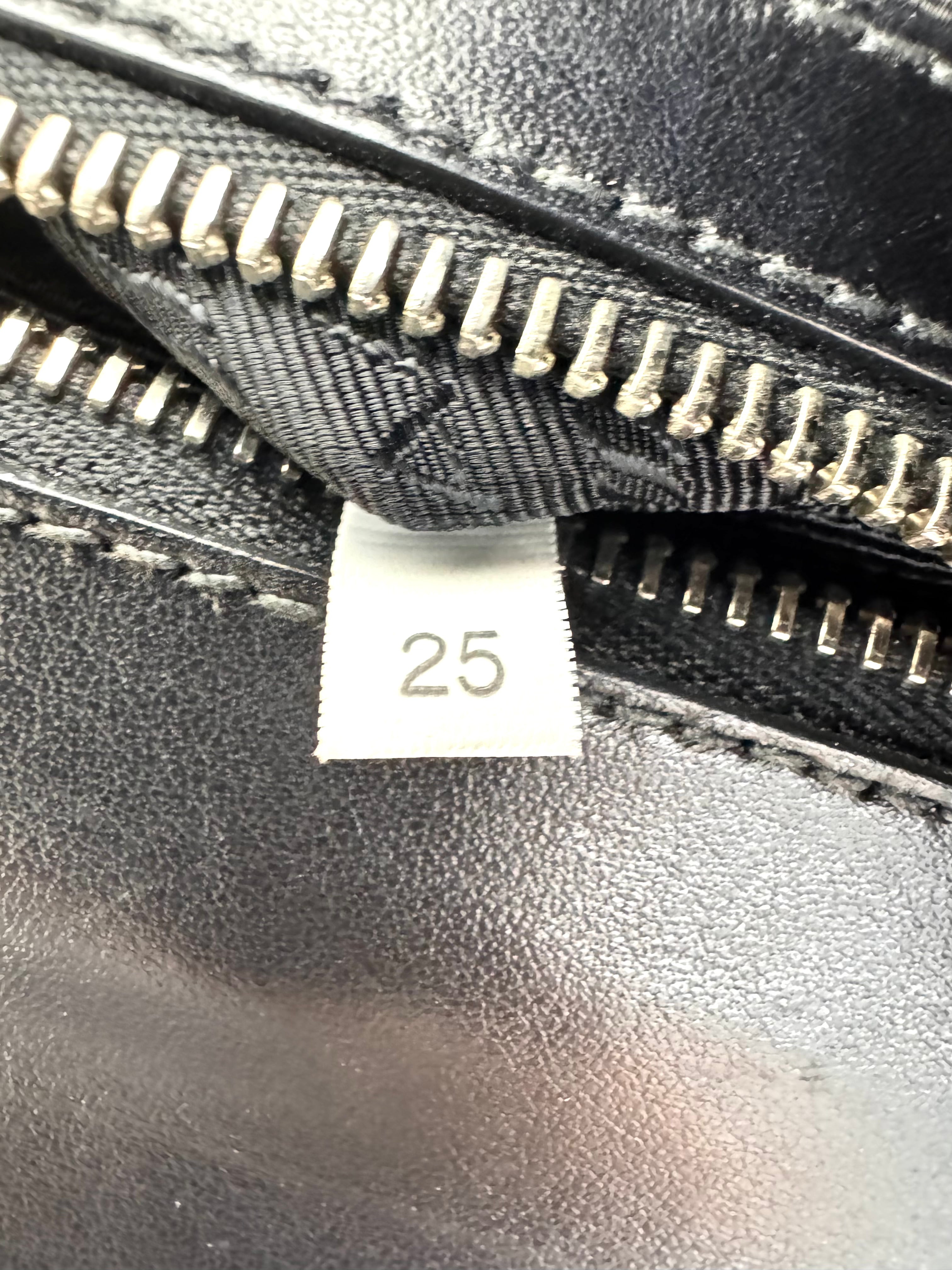 Prada Cahier Black Leather Studded Shoulder Bag PR356