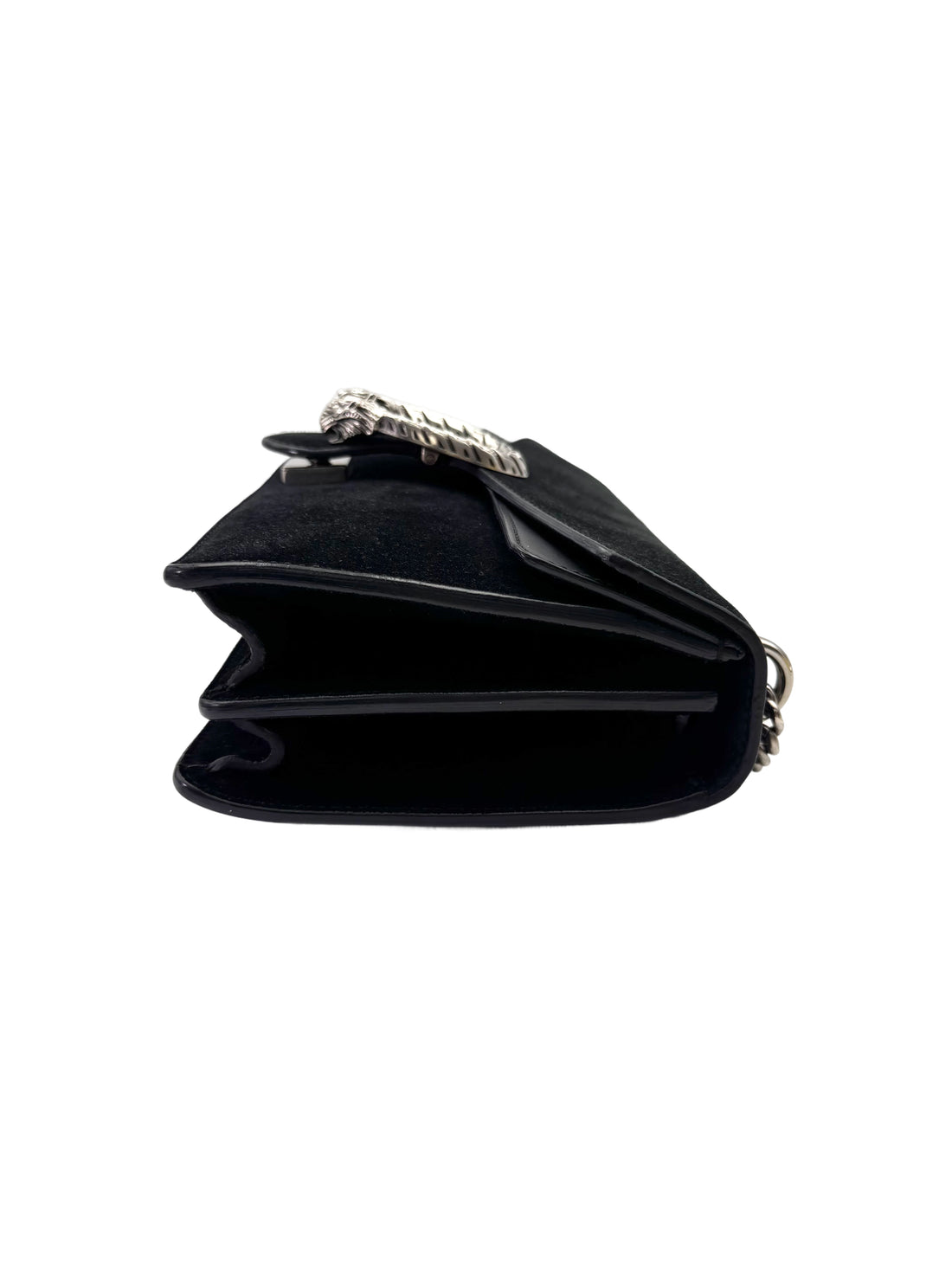 Gucci Dionysus Black Velvet Medium Size Shoulder Bag GG1052