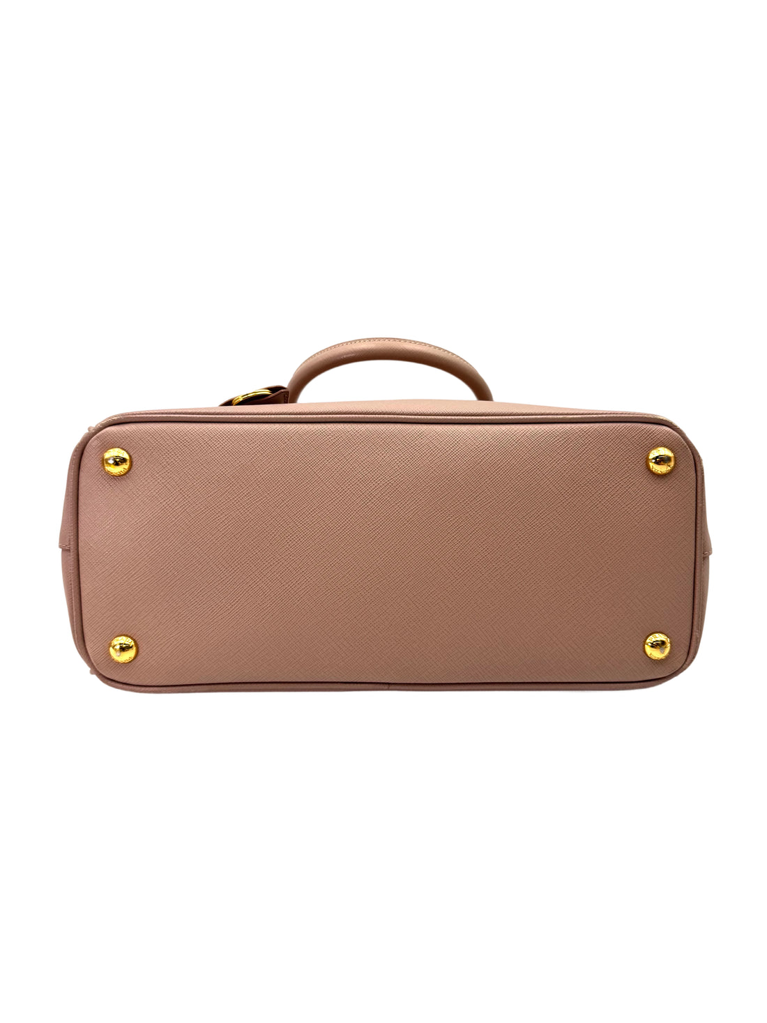 Prada Galleria Pink Saffiano Leather Small Size Handle Bag PR357