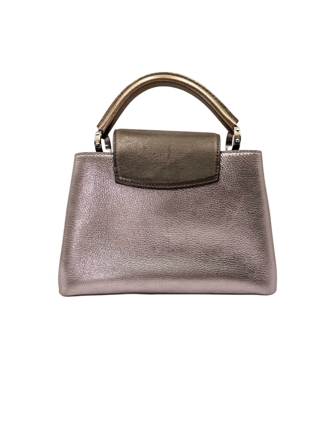 Louis Vuitton Capucines Grey Leather Handle Bag LV2780