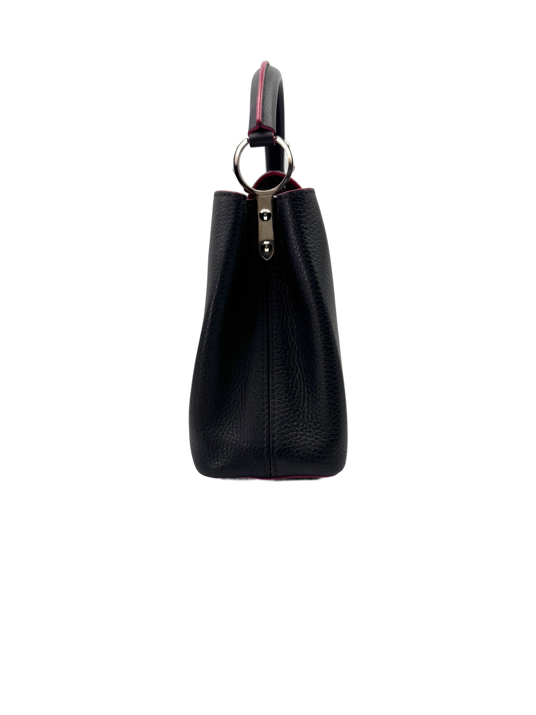 Louis Vuitton Capucines Black Leather Handle Bag LV2779