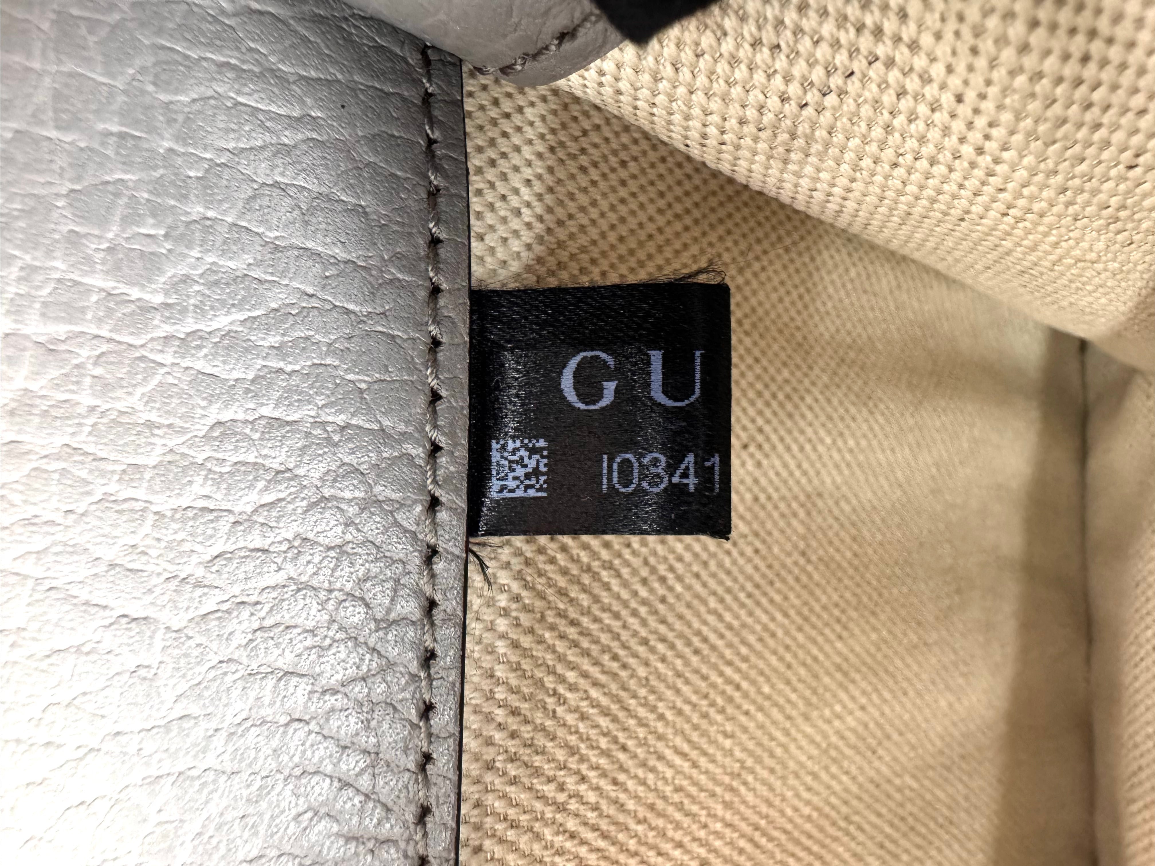 Gucci Dionysus Grey Leather Shoulder Bag GG1054