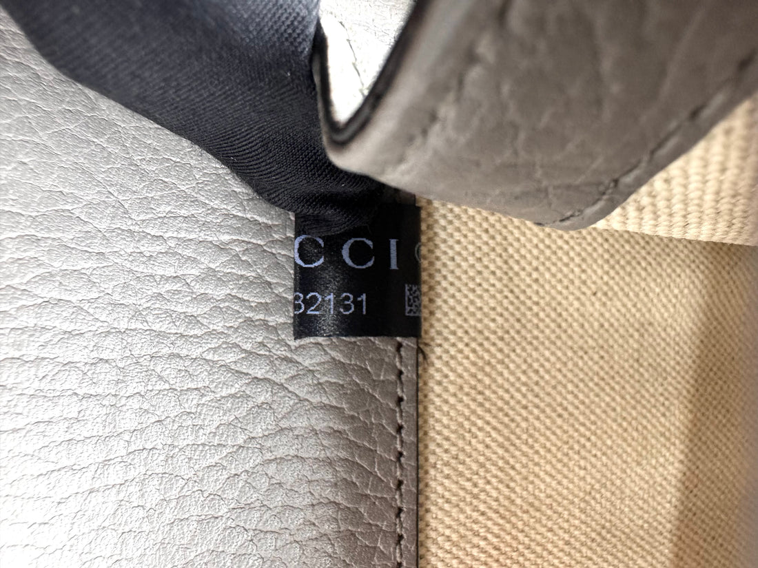 Gucci Dionysus Grey Leather Shoulder Bag GG1054