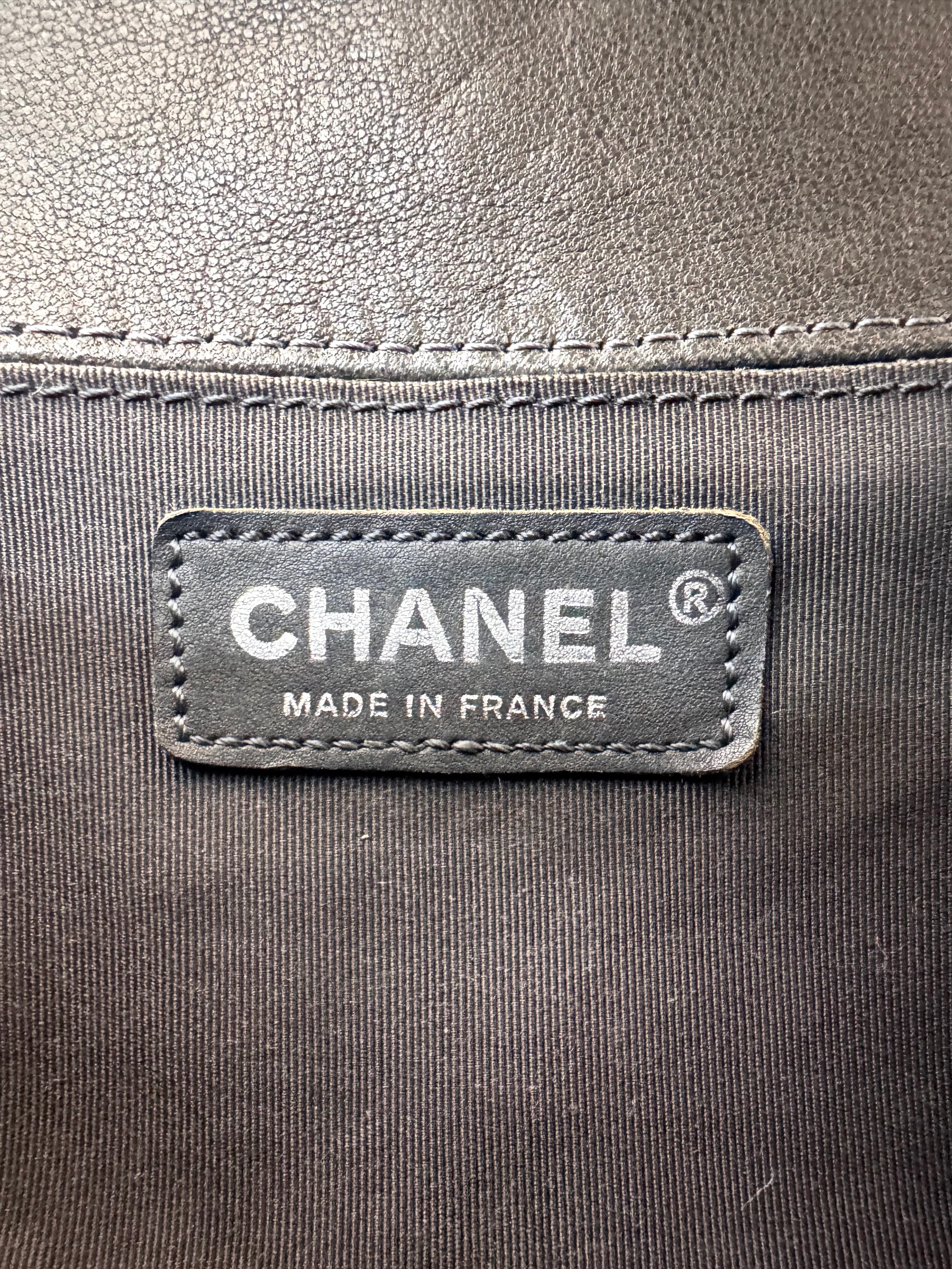 Chanel Paris-Dallas LeBoy Black Quilted Leather Flap Bag With Silver Buckle(19***18) CC1994