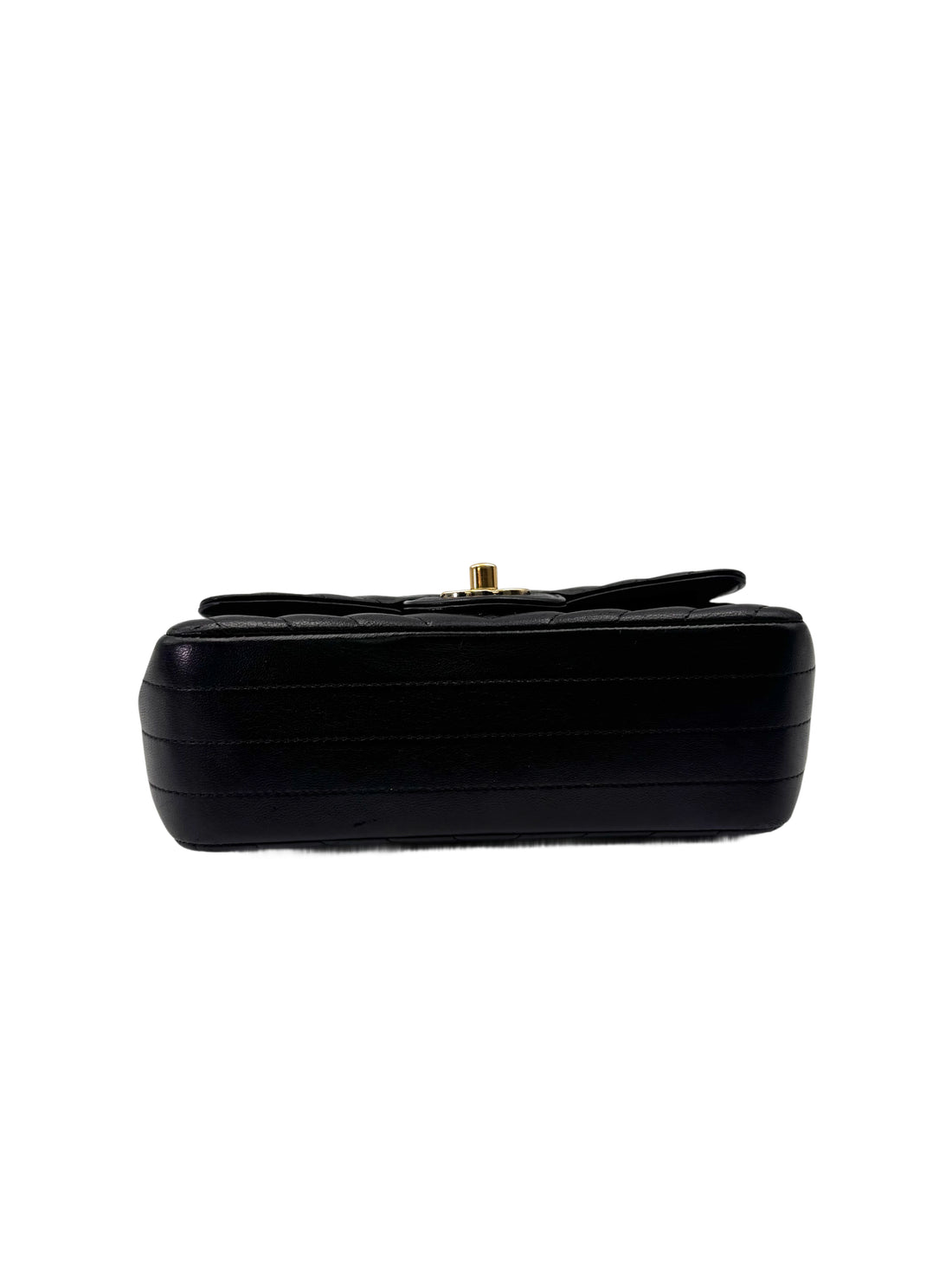 Chanel Classic Flap Black Chevron Quilted Leather Shoulder Bag With Gold Buckle(24***03) CC1993