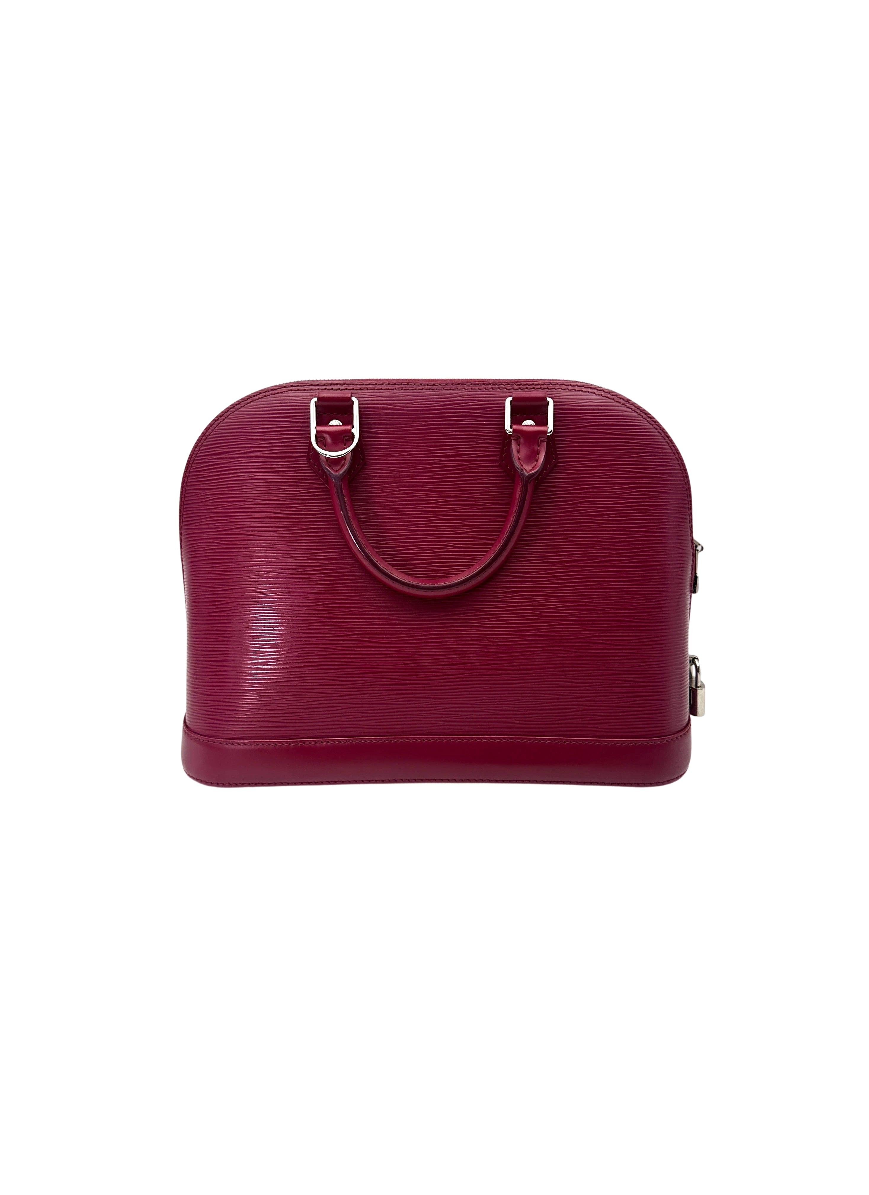 Louis Vuitton Alma Red Epi Leather Handle Bag LV2783