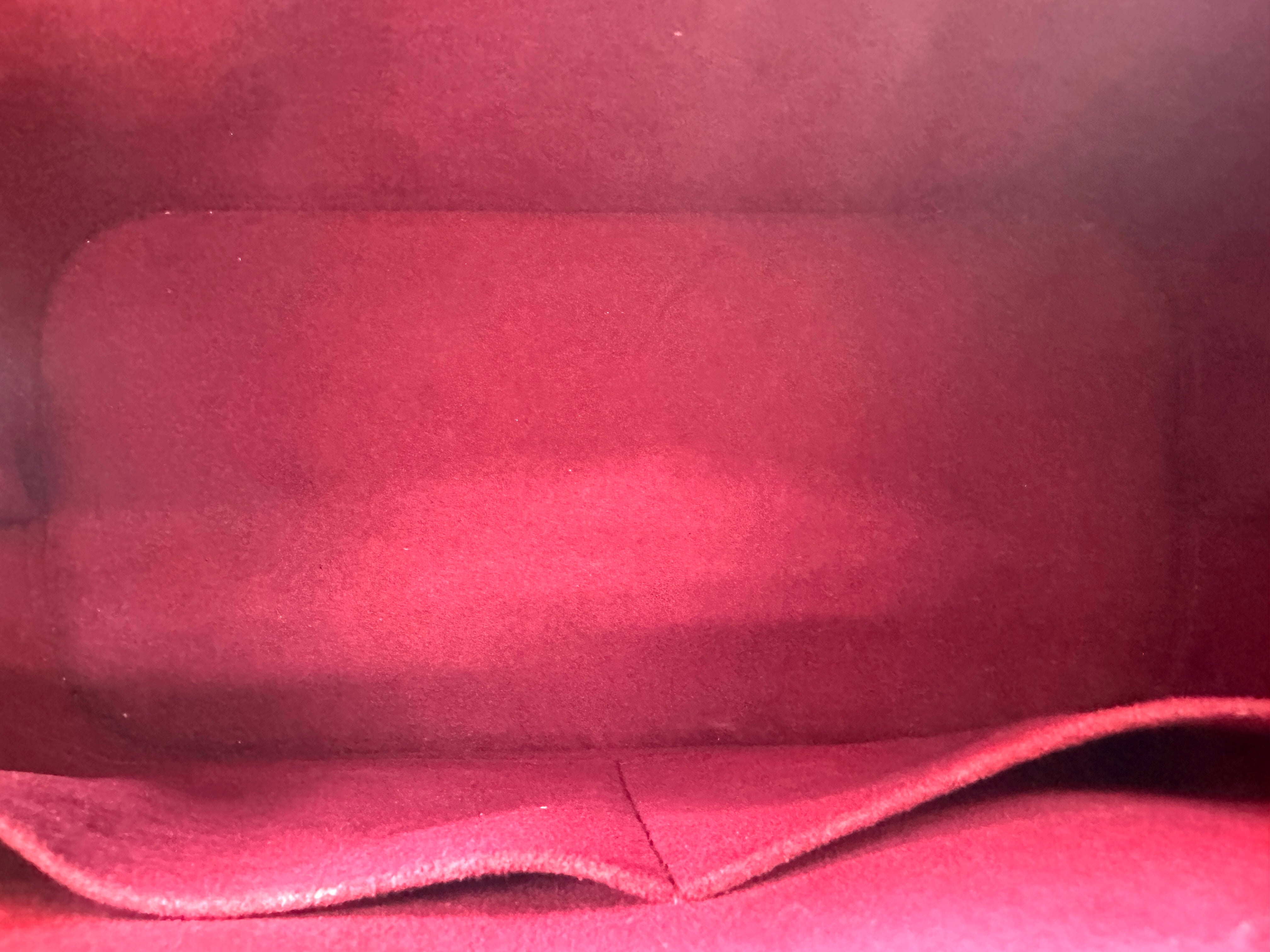 Louis Vuitton Alma Red Epi Leather Handle Bag LV2783