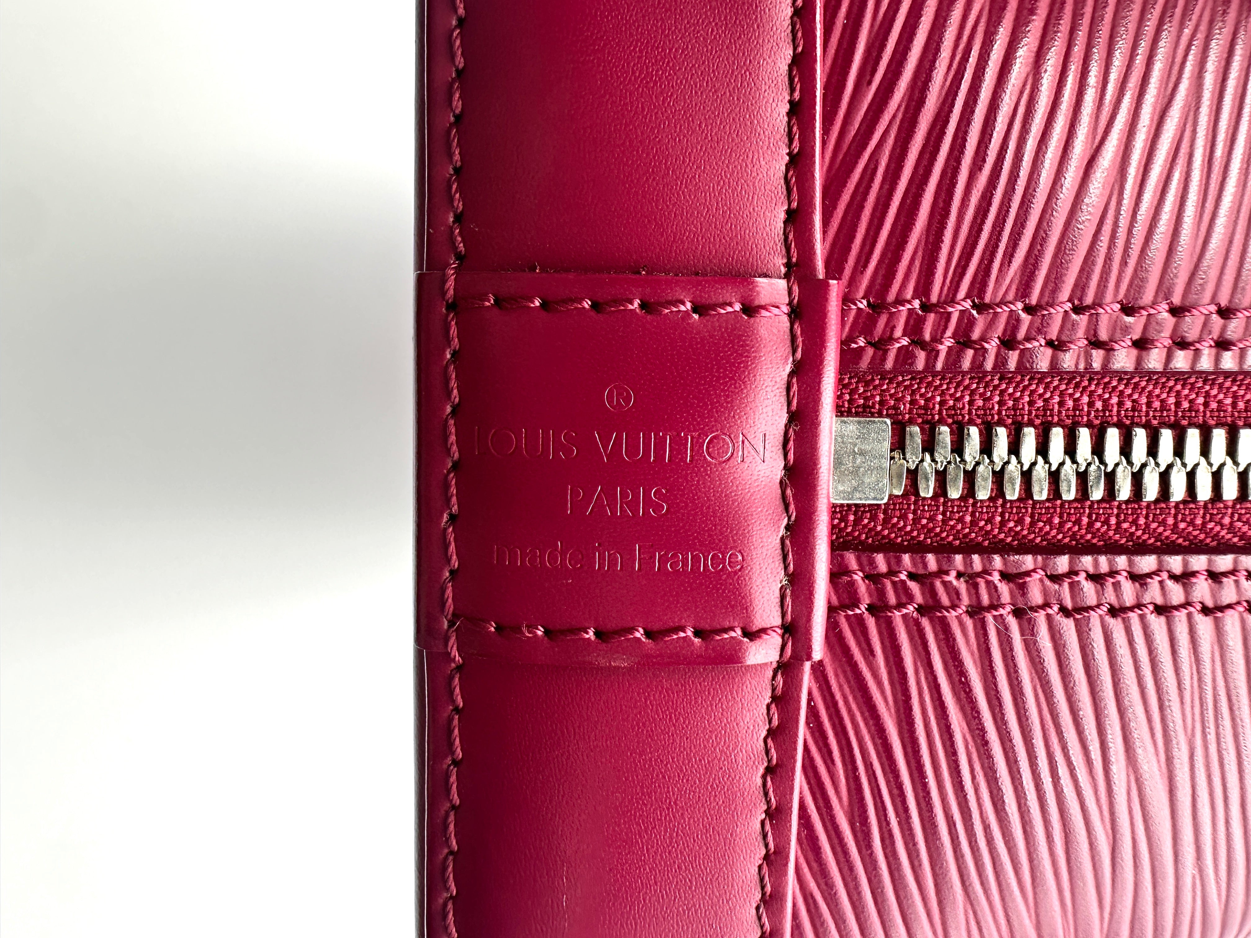 Louis Vuitton Alma Red Epi Leather Handle Bag LV2783