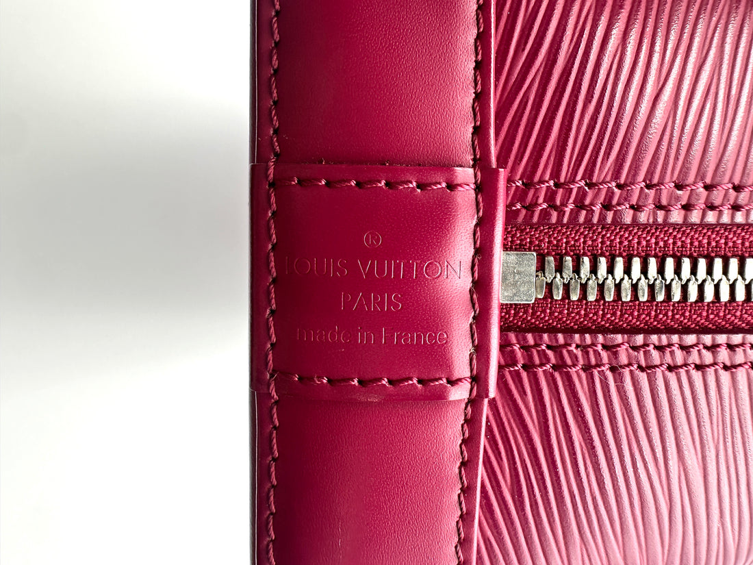 Louis Vuitton Alma Red Epi Leather Handle Bag LV2783