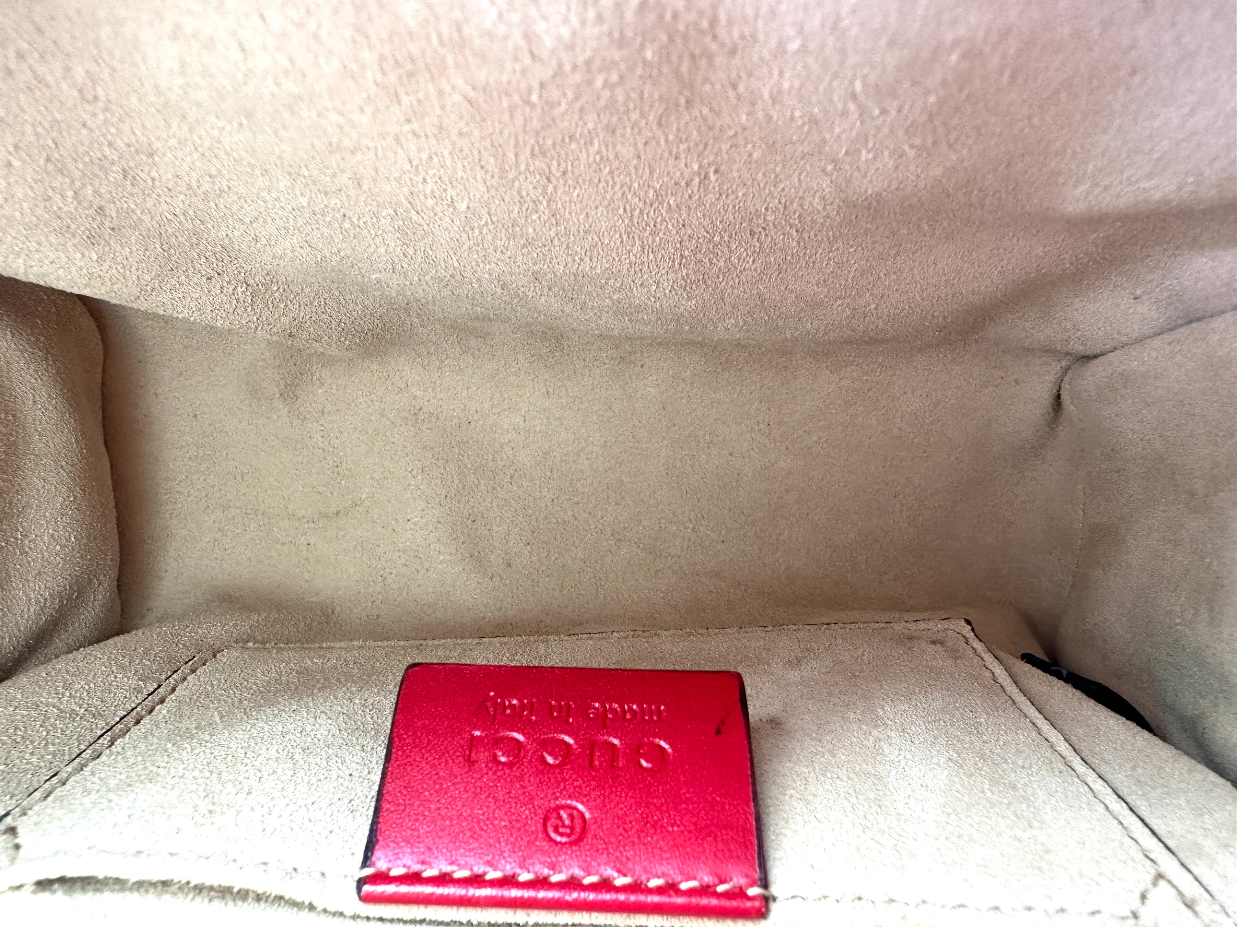 Gucci Padlock Red Guccissima Leather Shoulder Bag GG1057