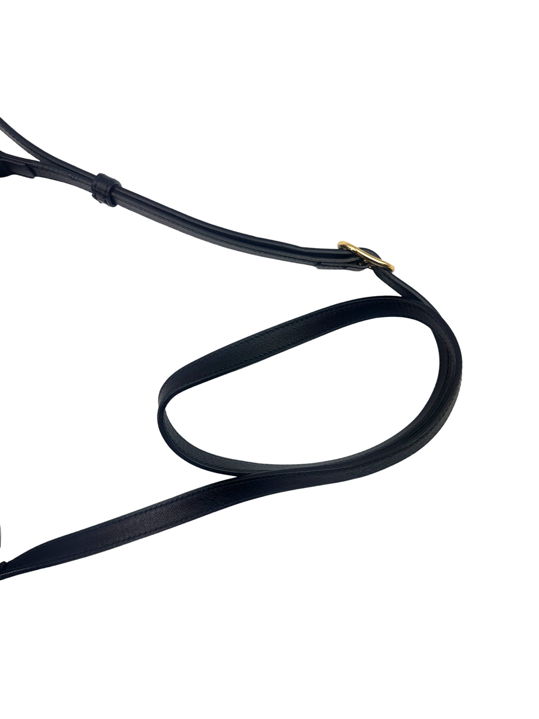 Gucci Dahlia Black Leather Shoulder Bag GG1056