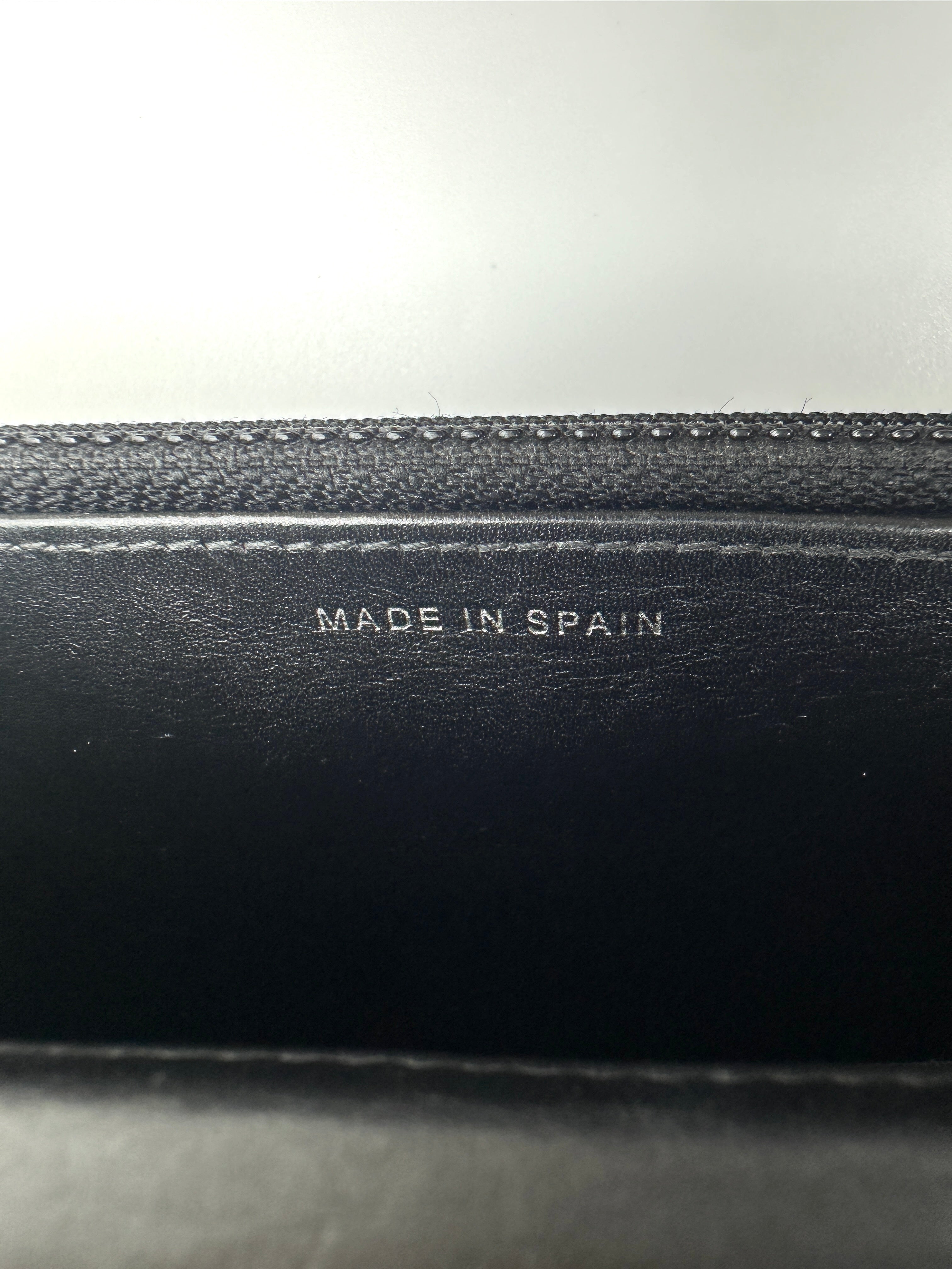 Chanel Black Quilted Patent Leather Wallet On Chain(18***66) CC1995