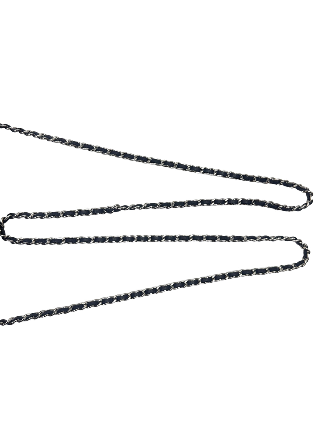 Chanel Black Quilted Patent Leather Wallet On Chain(18***66) CC1995