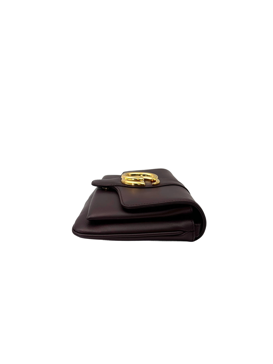 Gucci Arli Burgundy Leather Shoulder Bag GG1055