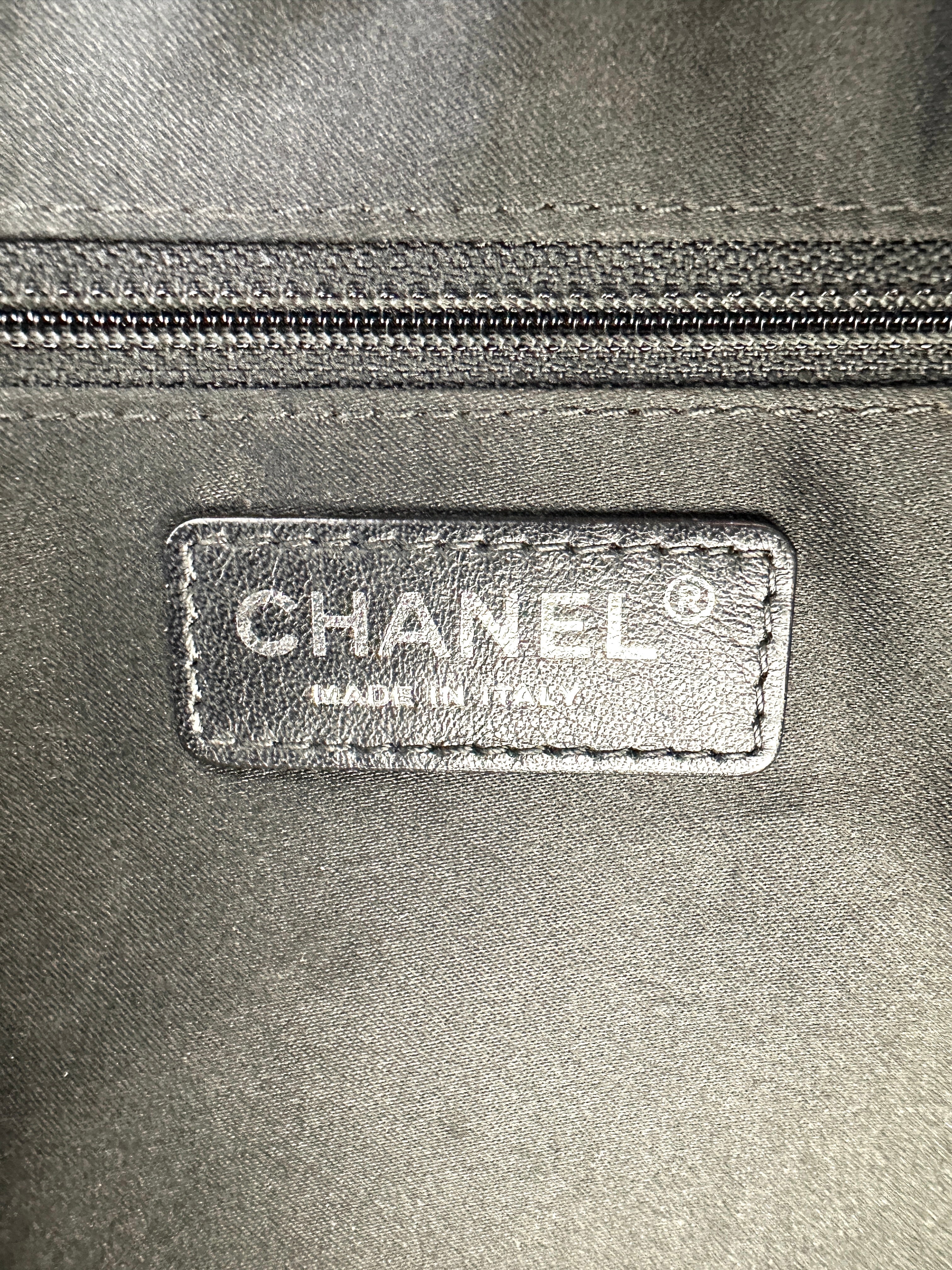 Chanel Classic Flap Black Quilted Lambskin Shoulder Bag With Gold Buckle(18***22) IRIS229