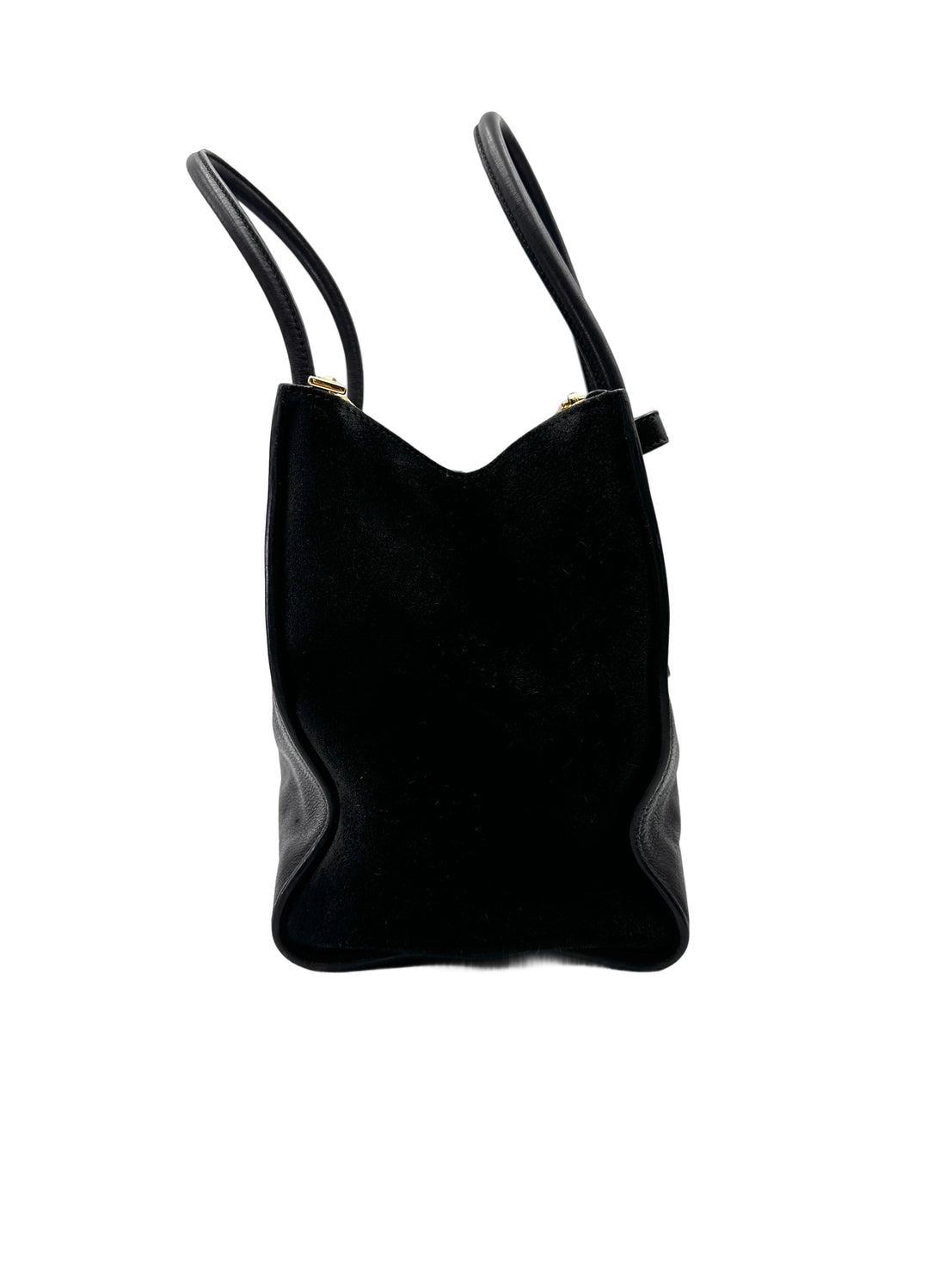 Prada 2Way Black Leather Handle Bag PR362