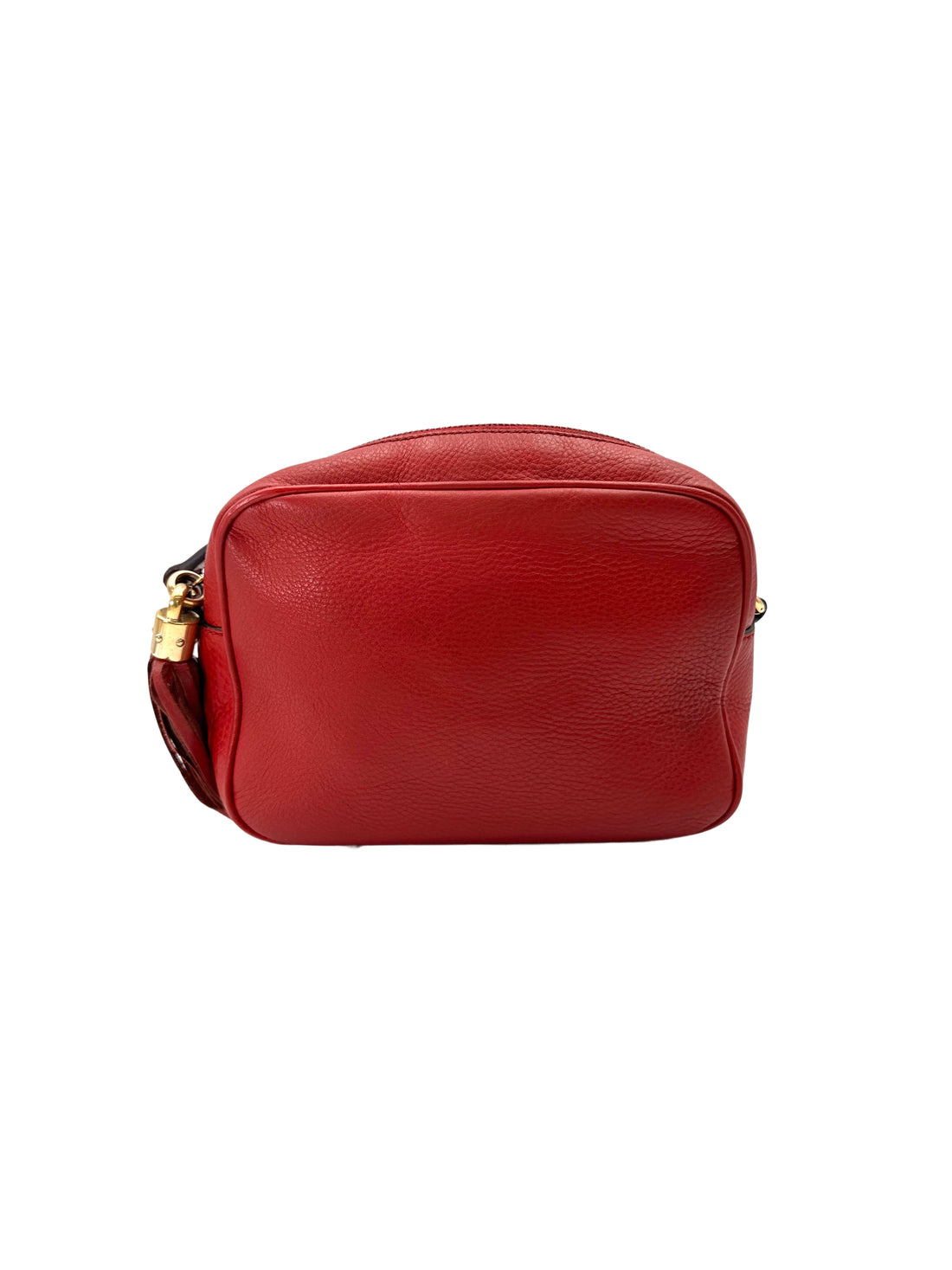 Gucci Soho Disco Red Leather Shoulder Bag GG1062