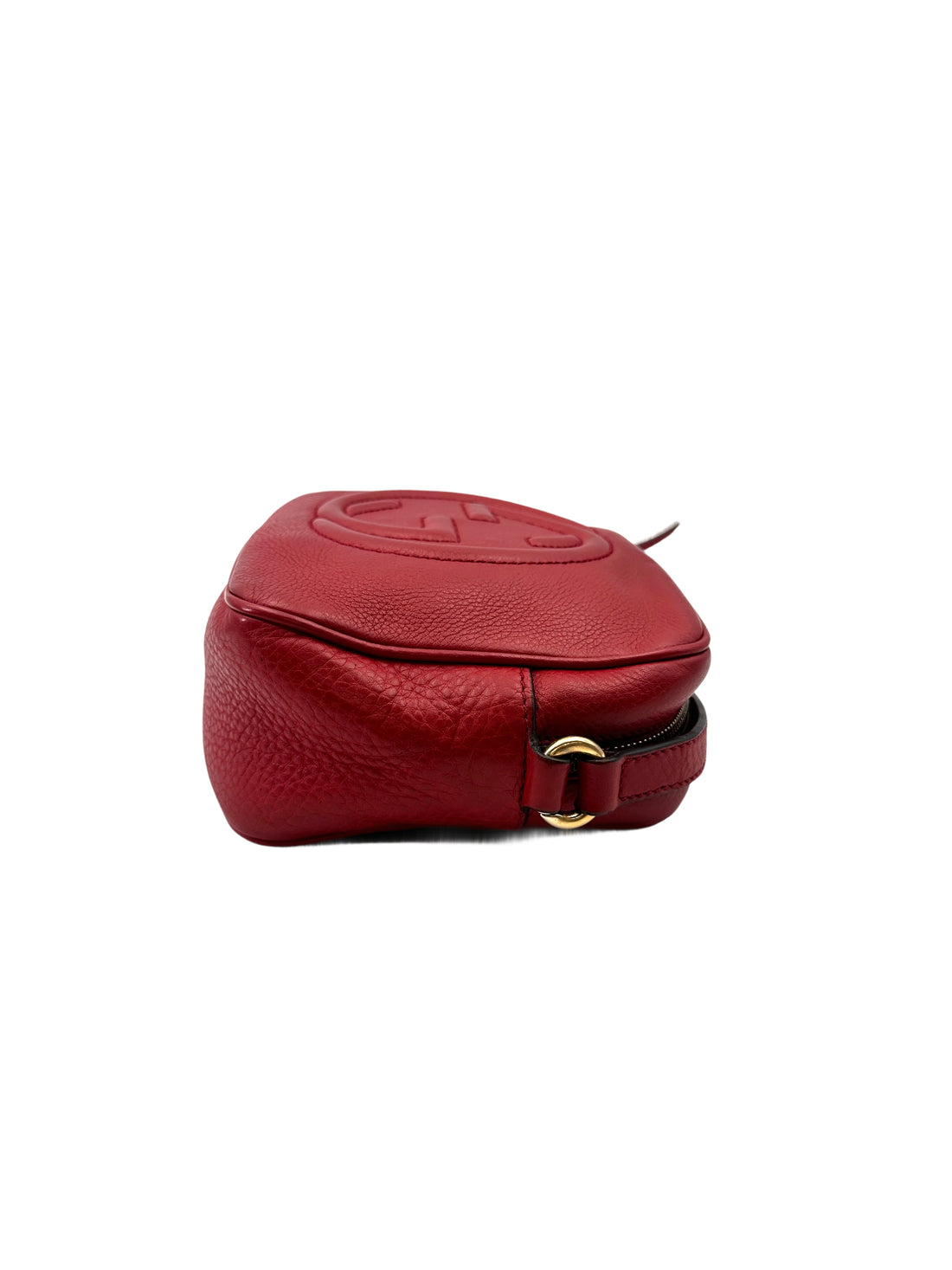 Gucci Soho Disco Red Leather Shoulder Bag GG1062