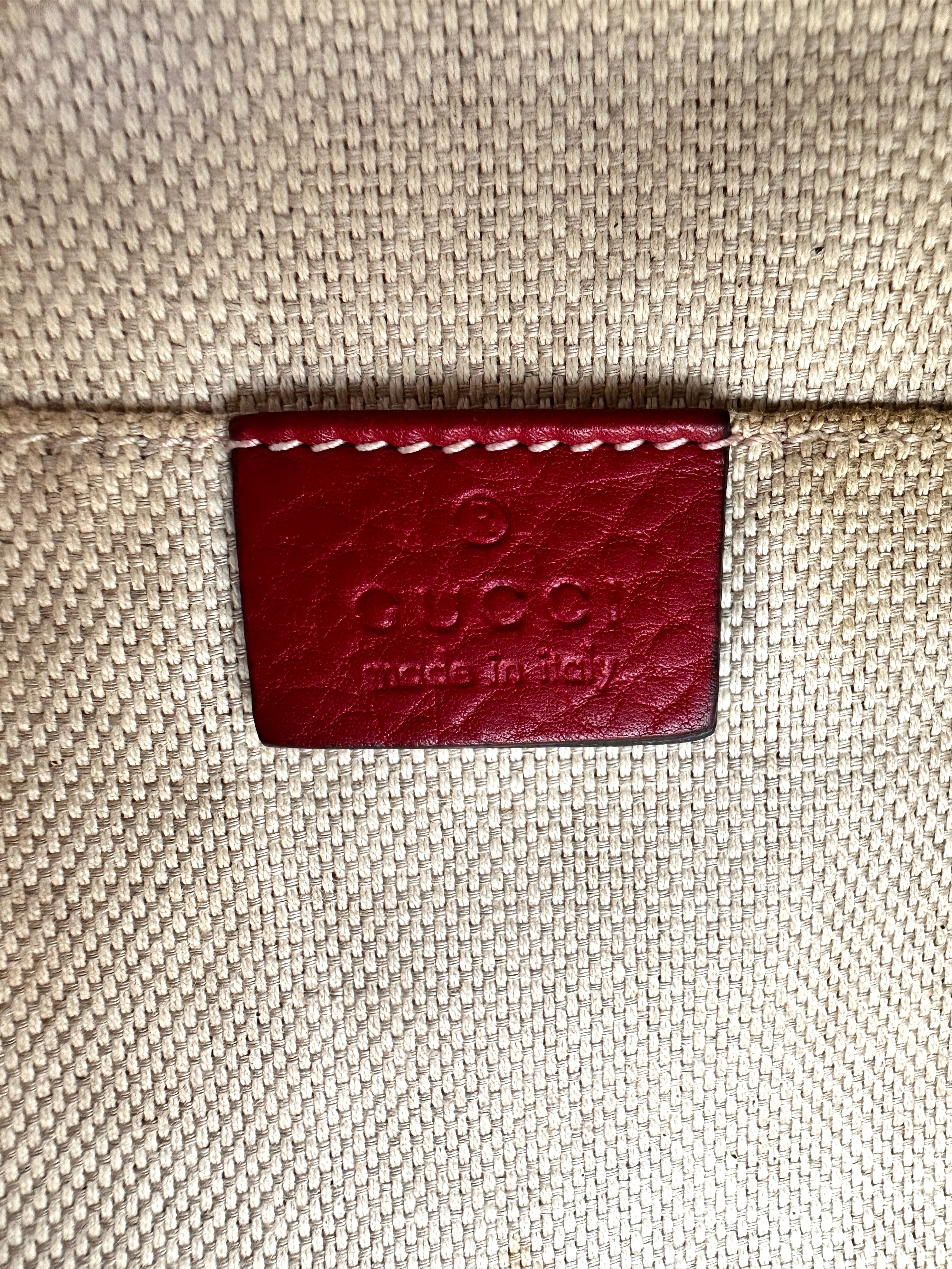 Gucci Soho Disco Red Leather Shoulder Bag GG1062