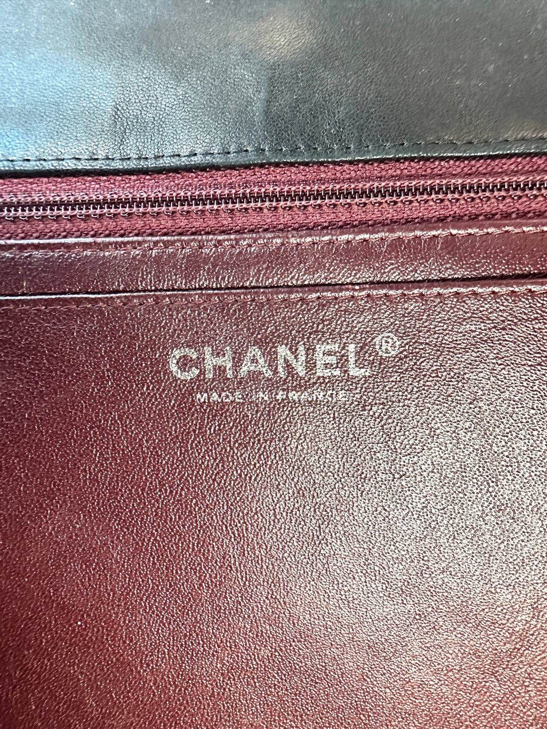 Chanel Classic Flap Black Quilted Lambskin Jumbo Shoulder Bag With Silver Buckle(13***88) CC1997